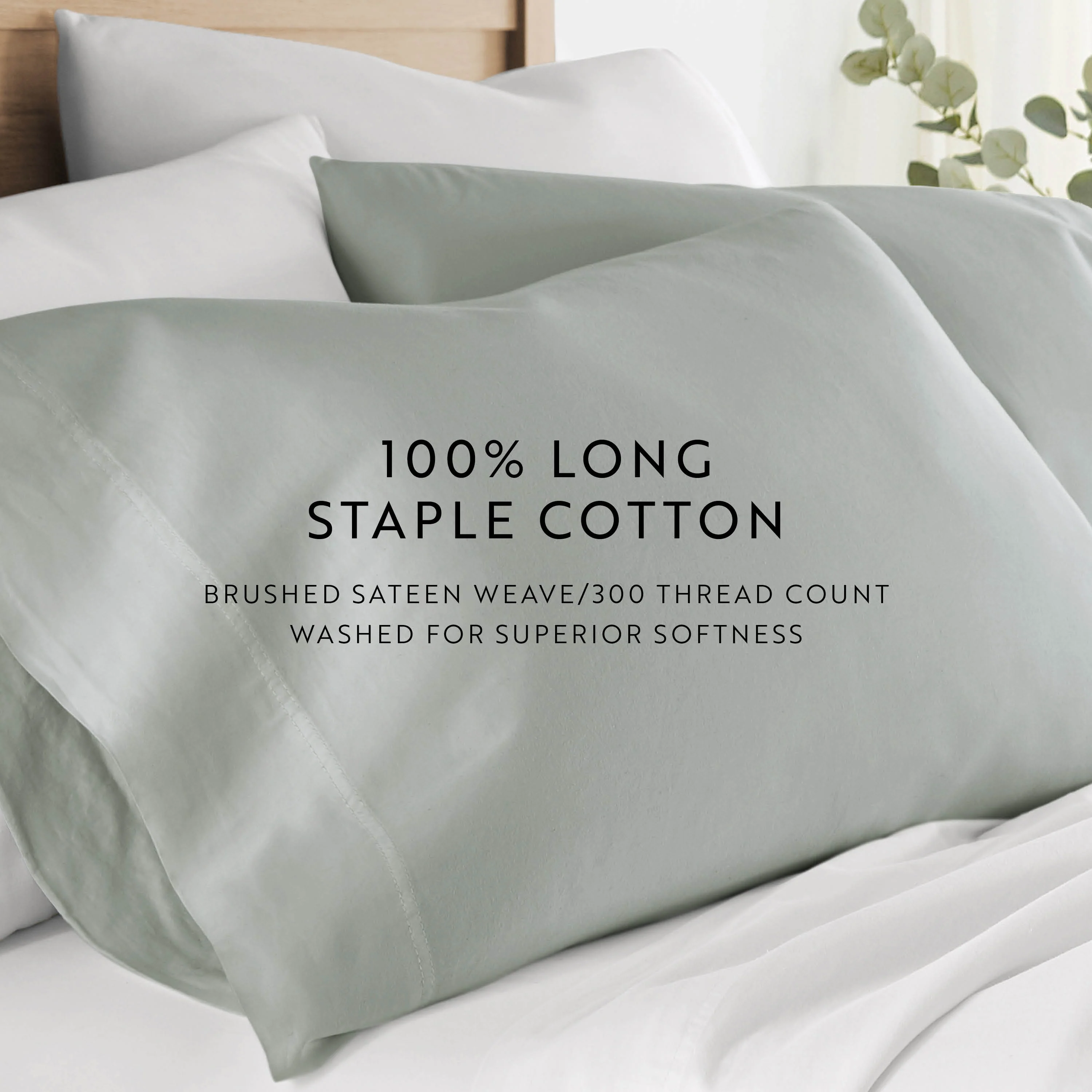 100% Cotton Long-Staple Pillowcase Set - Image 26