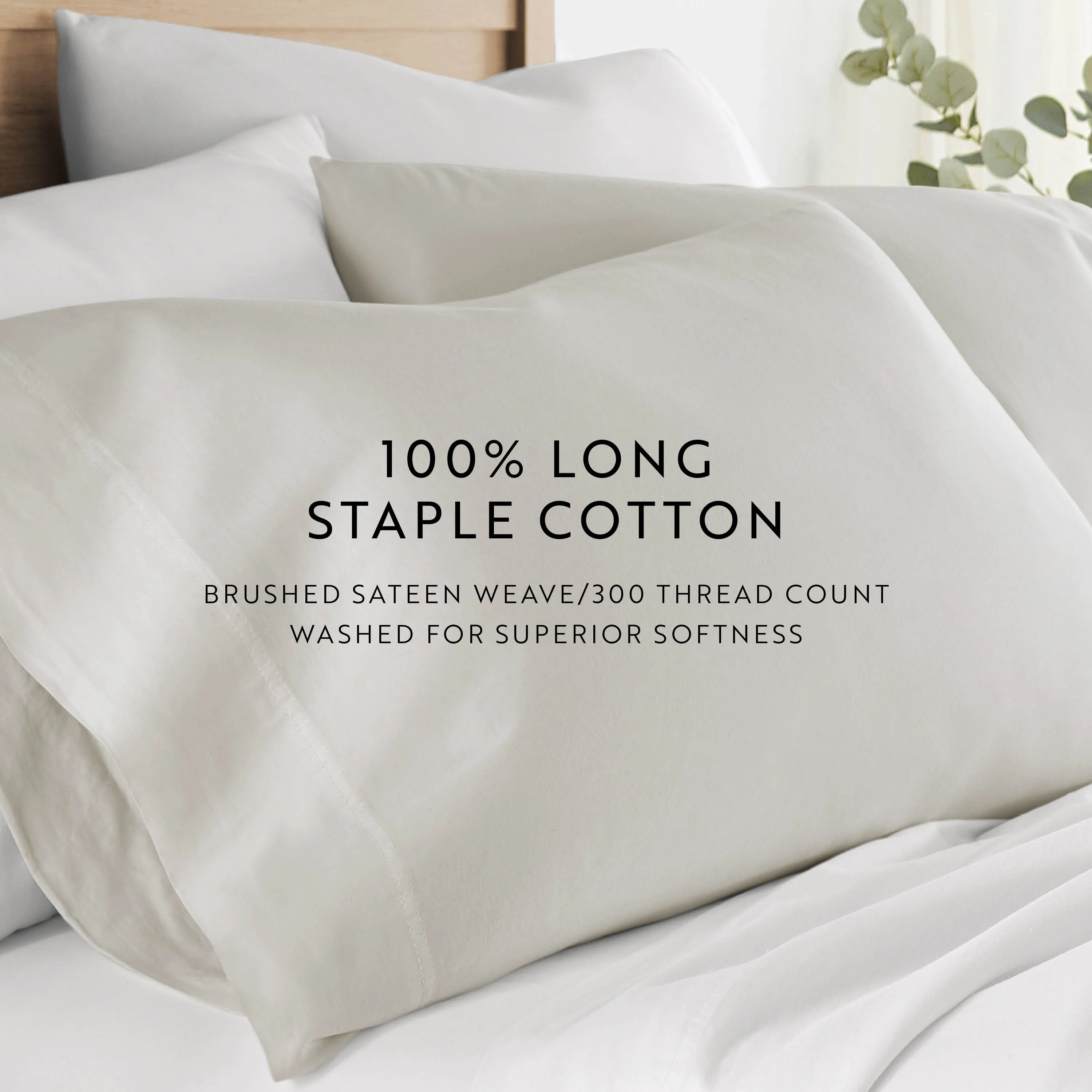 100% Cotton Long-Staple Pillowcase Set - Image 28