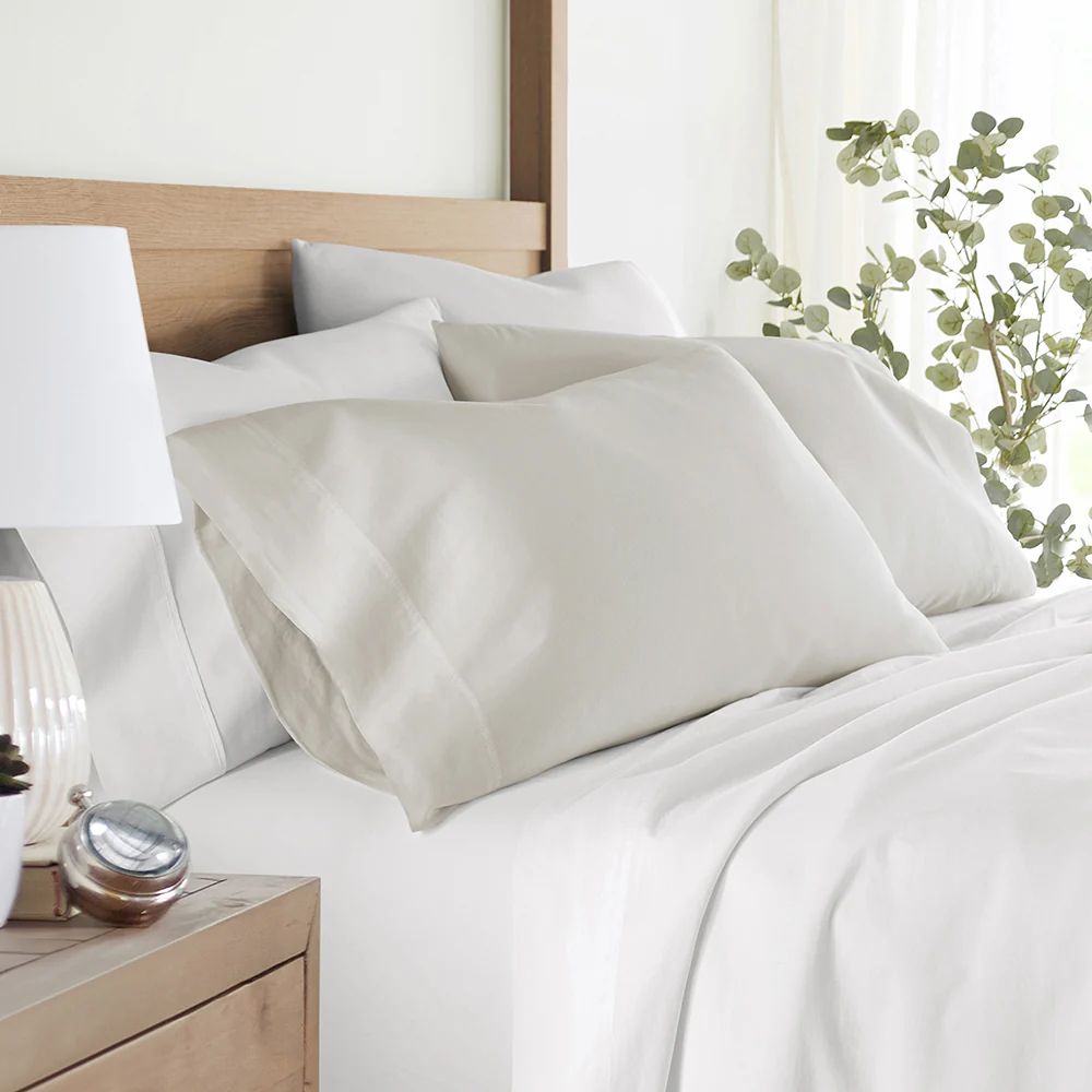 100% Cotton Long-Staple Pillowcase Set - Image 4