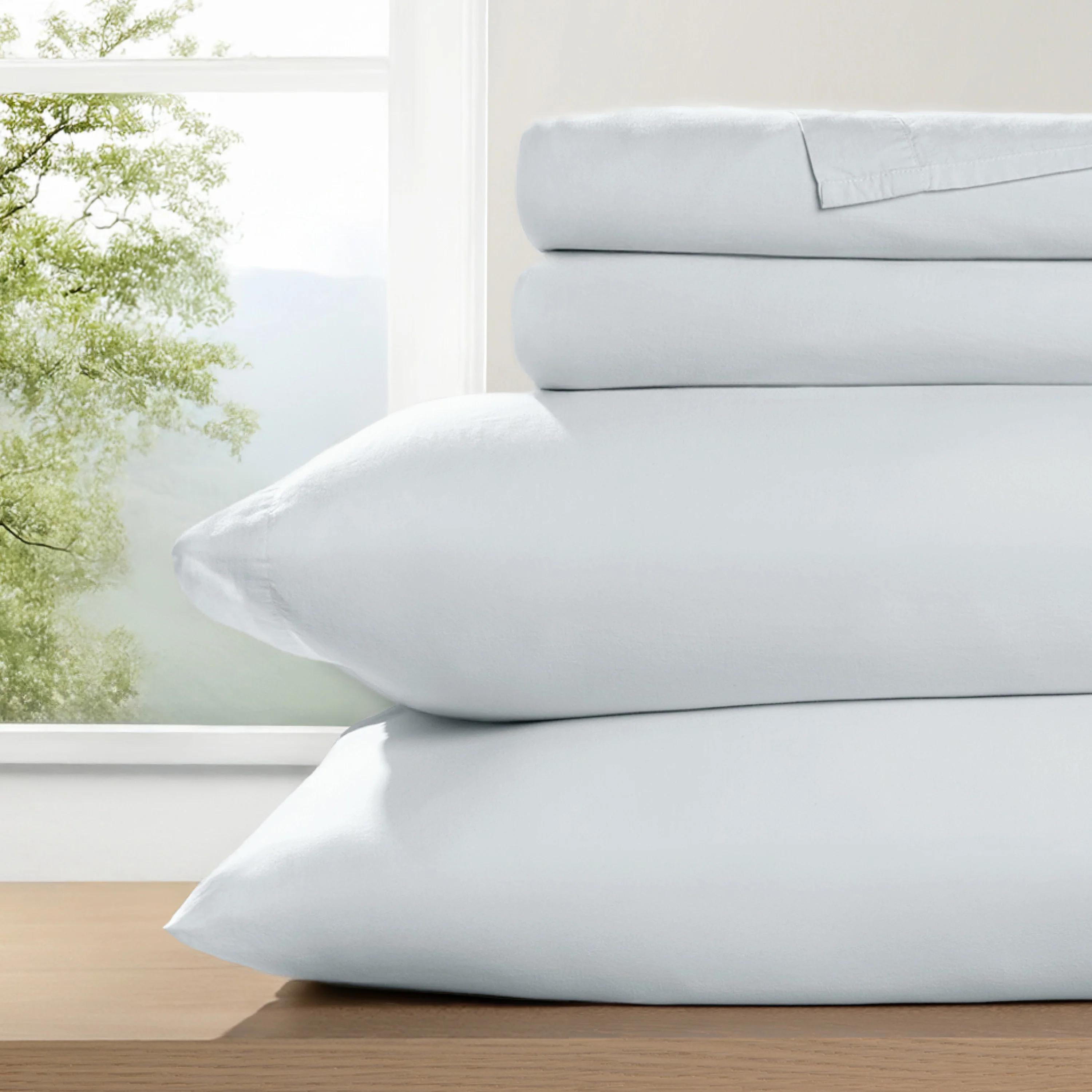 4-Piece 100% Cotton Percale Sheet Set - Image 19