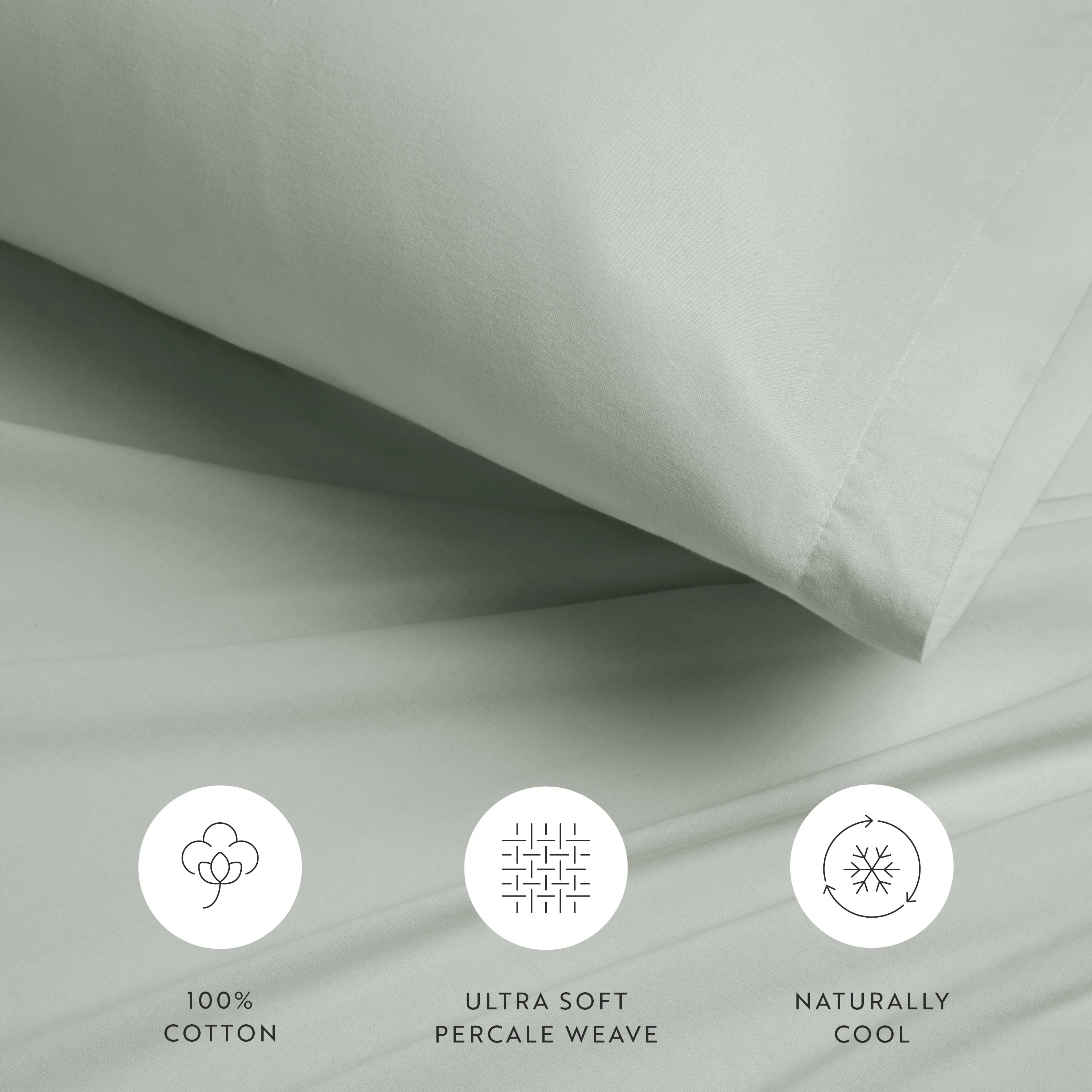 4-Piece 100% Cotton Percale Sheet Set - Image 32