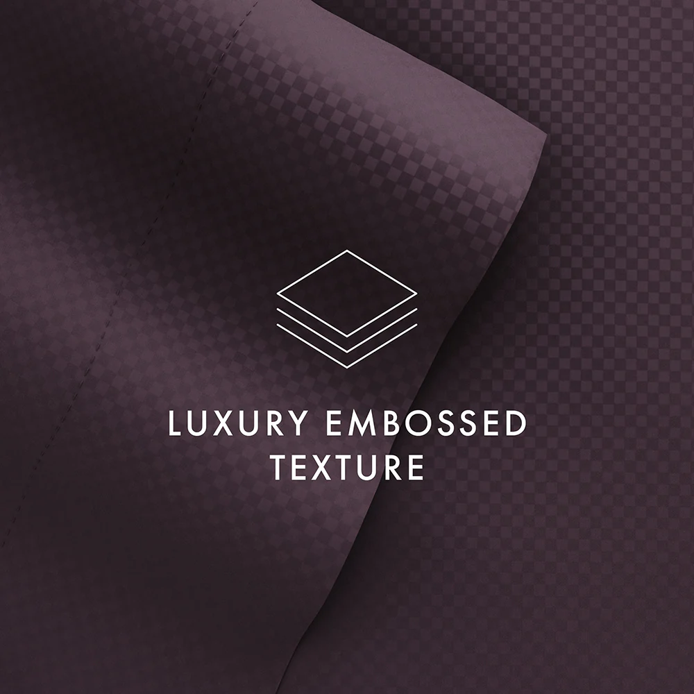 Checkered Embossed 4-Piece Sheet Set - Image 49