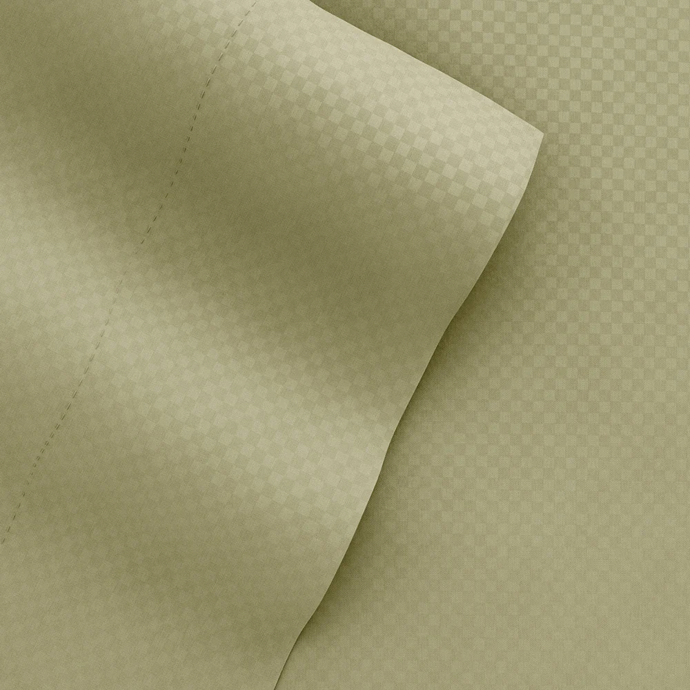 Checkered Embossed 4-Piece Sheet Set - Image 8