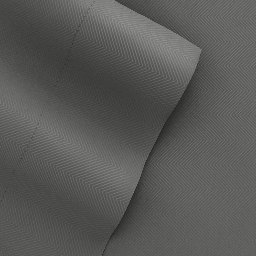 Chevron Embossed 4-Piece Sheet Set - Image 11