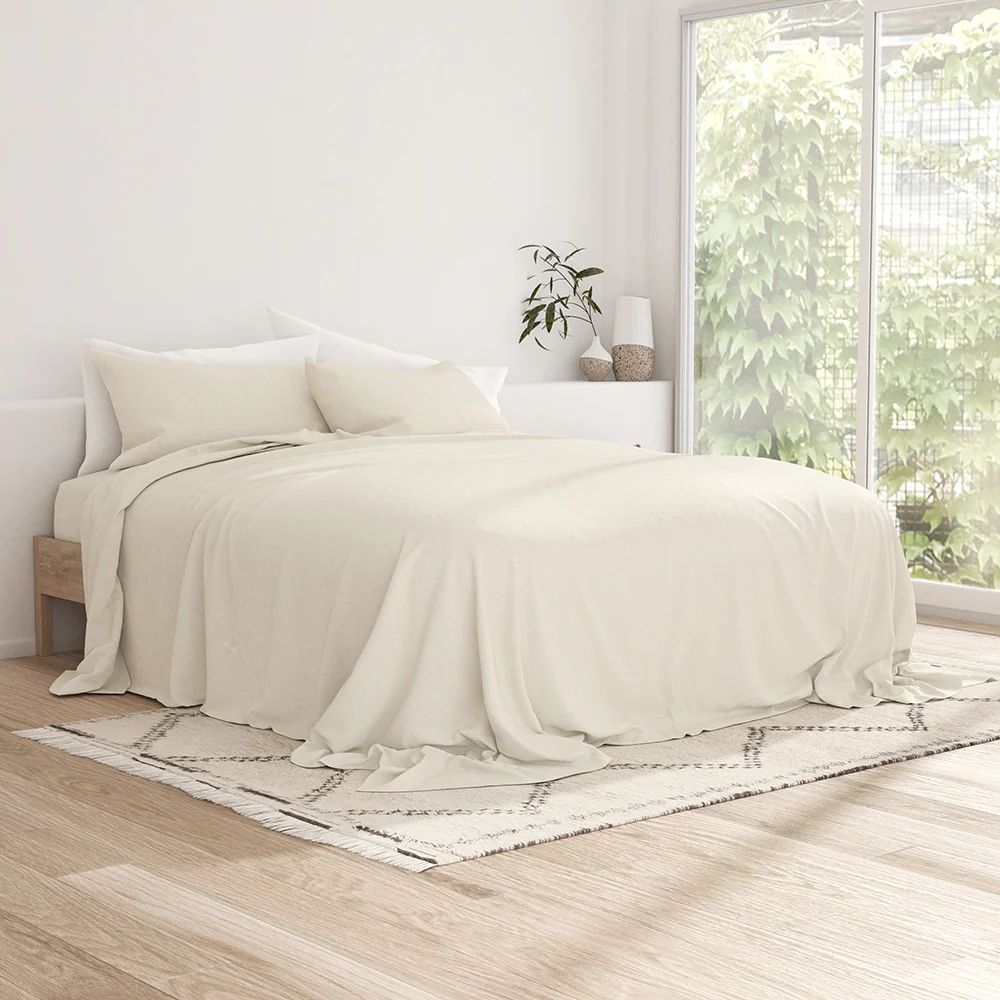 Chevron Embossed 4-Piece Sheet Set - Image 21