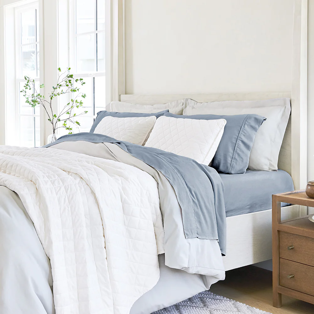 4-Piece Linen Bamboo Blend Sheet Set - Image 13