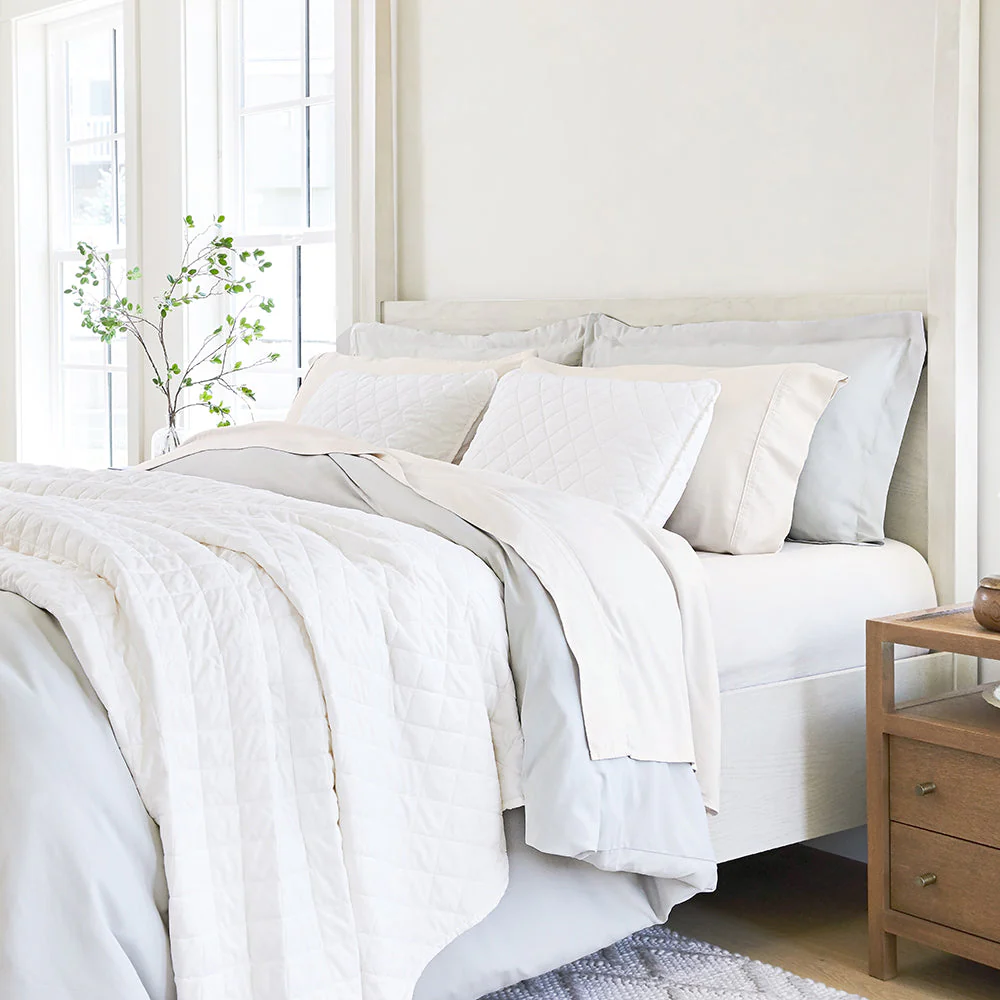 4-Piece Linen Bamboo Blend Sheet Set (Sale) - Image 15