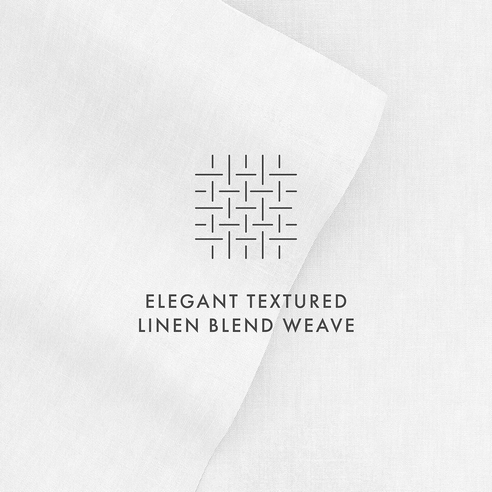 4-Piece Linen Bamboo Blend Sheet Set (Sale) - Image 20