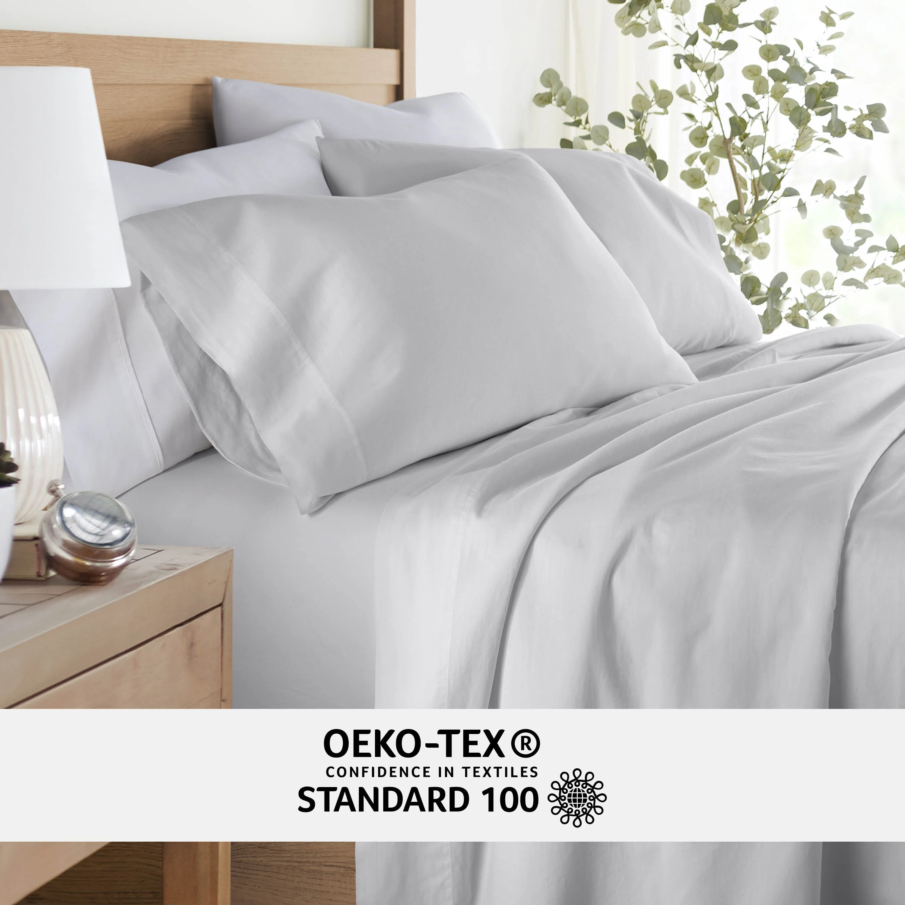 4 Piece Long Staple 100% Cotton Sheet Set (Sale) - Image 68