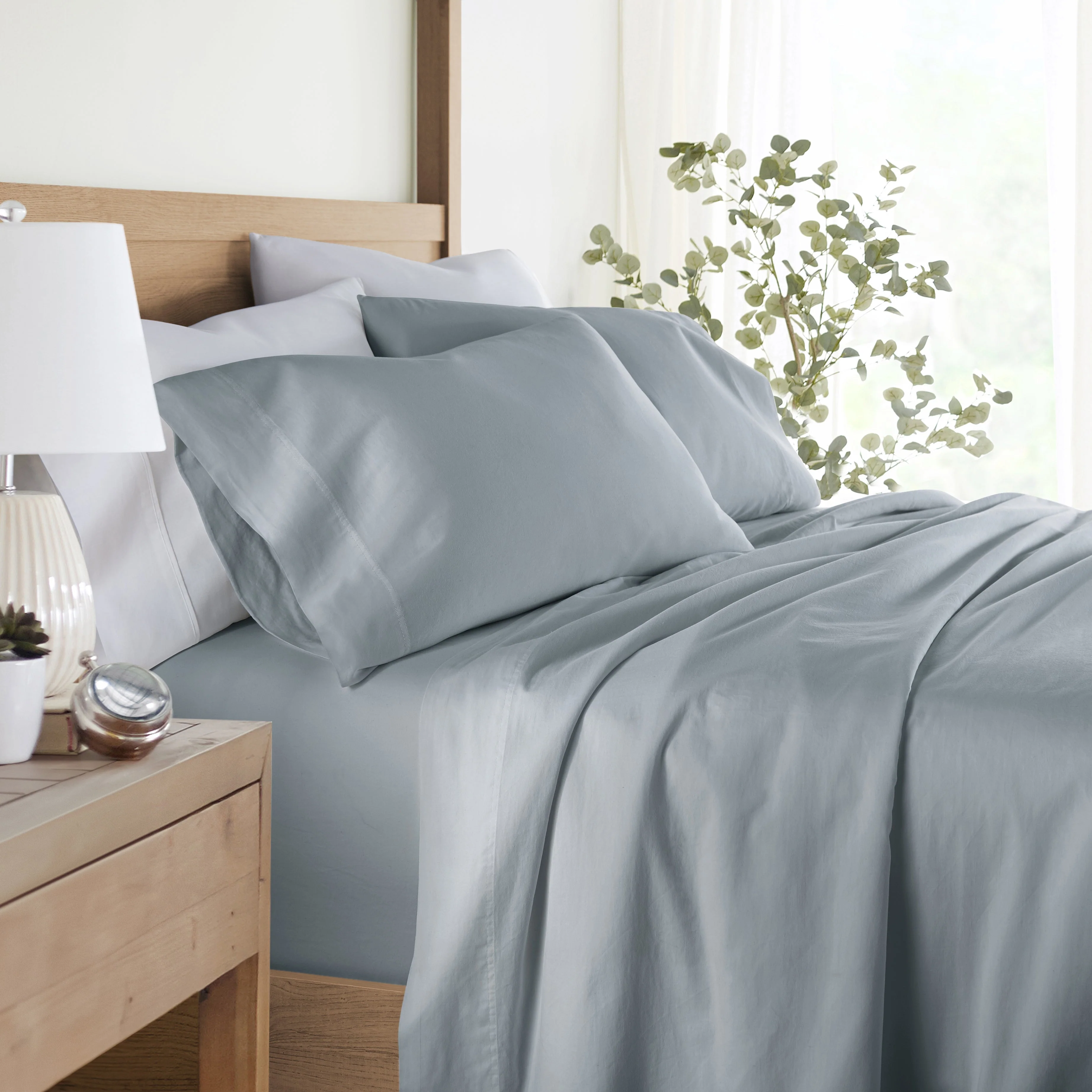 4 Piece Long Staple 100% Cotton Sheet Set (Sale) - Image 8