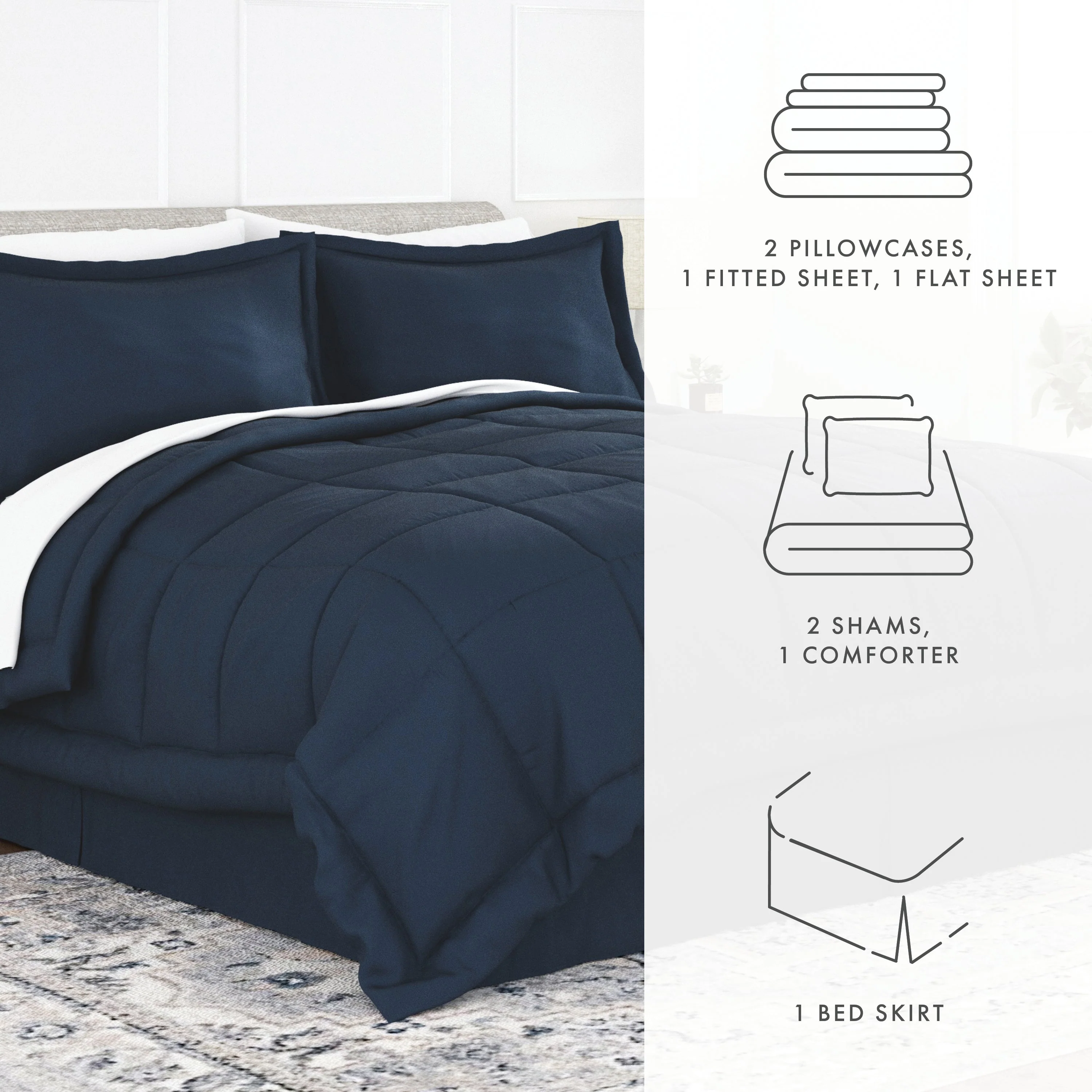 8-Piece Down-Alternative Comforter Set (Sale) - Image 26