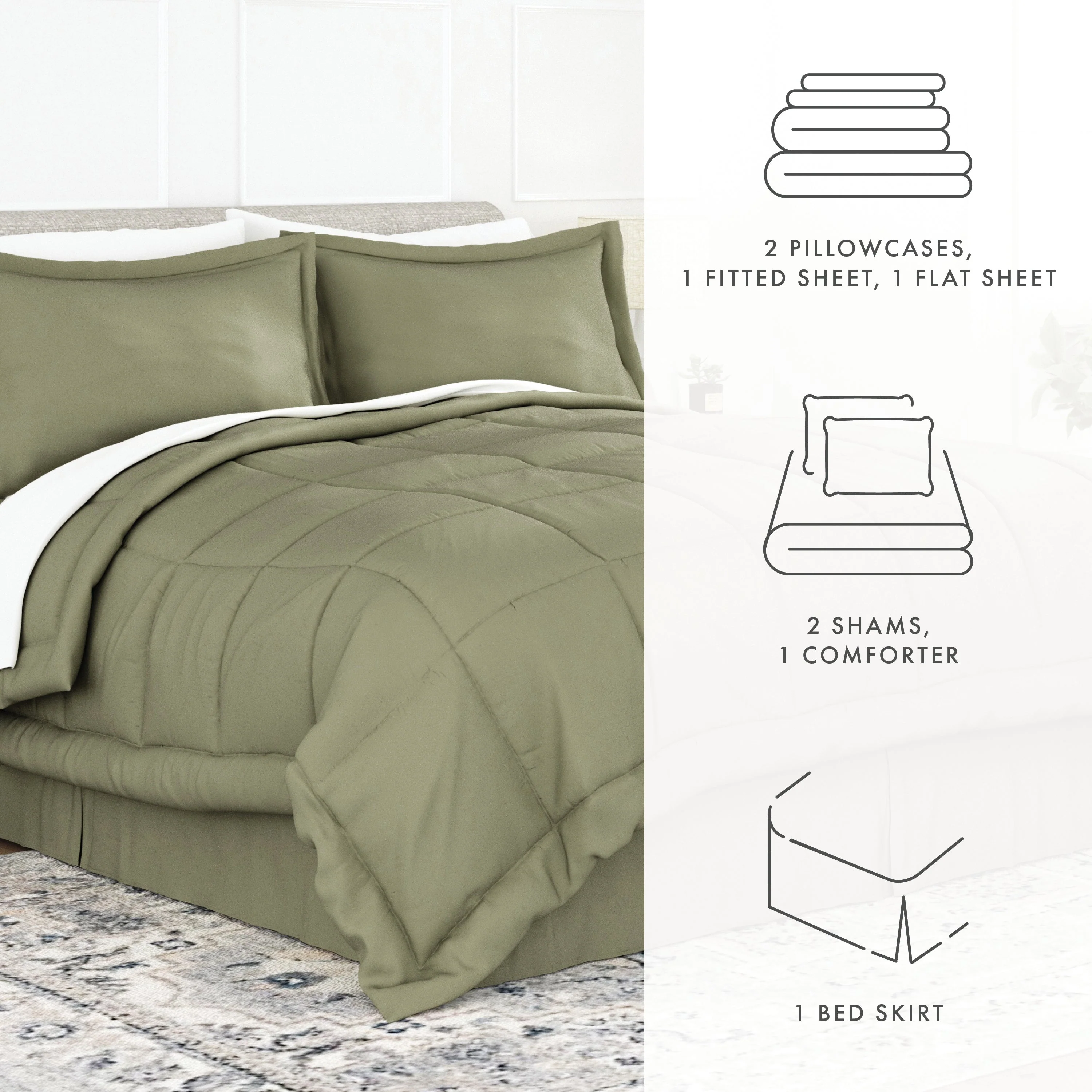 8-Piece Down-Alternative Comforter Set (Sale) - Image 30