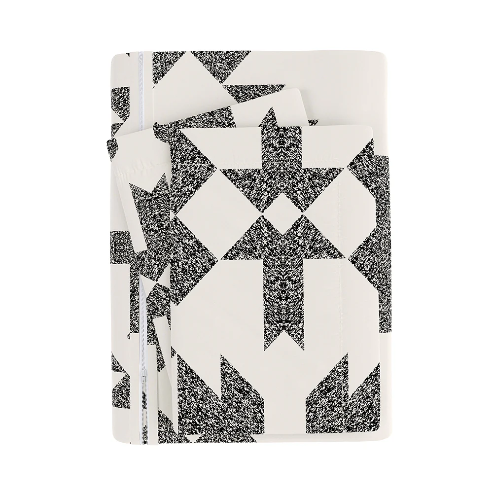 Adobe Diamond Pattern 3-Piece Duvet Cover Set - Image 17