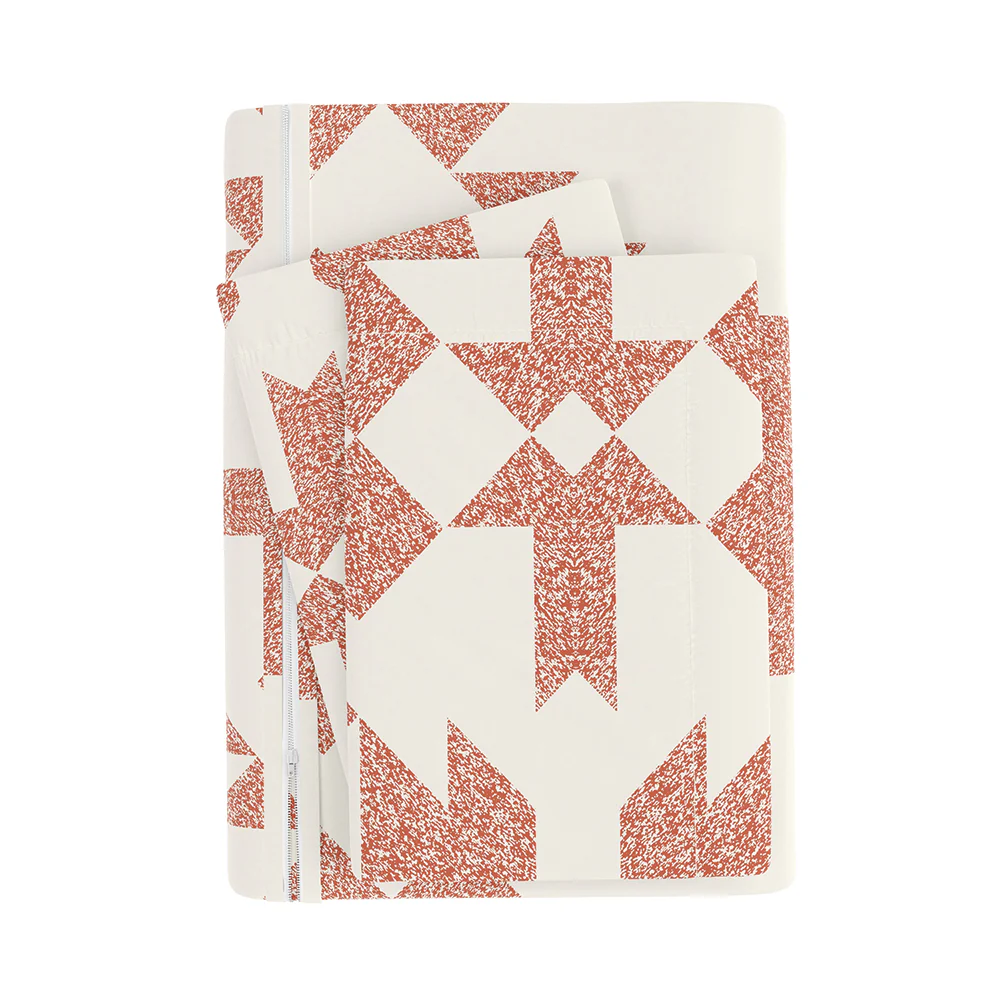 Adobe Diamond Pattern 3-Piece Duvet Cover Set - Image 18