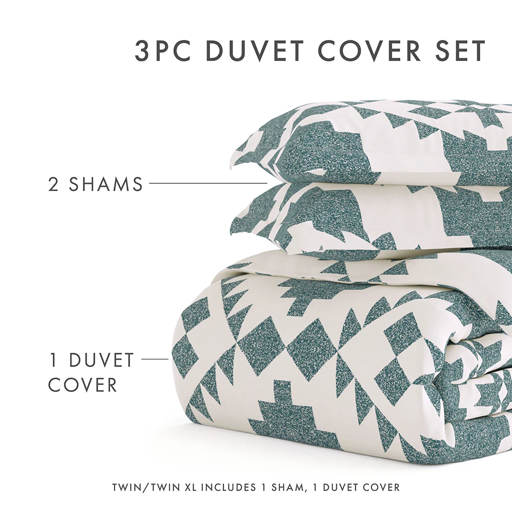 Adobe Diamond Pattern 3-Piece Duvet Cover Set - Image 31