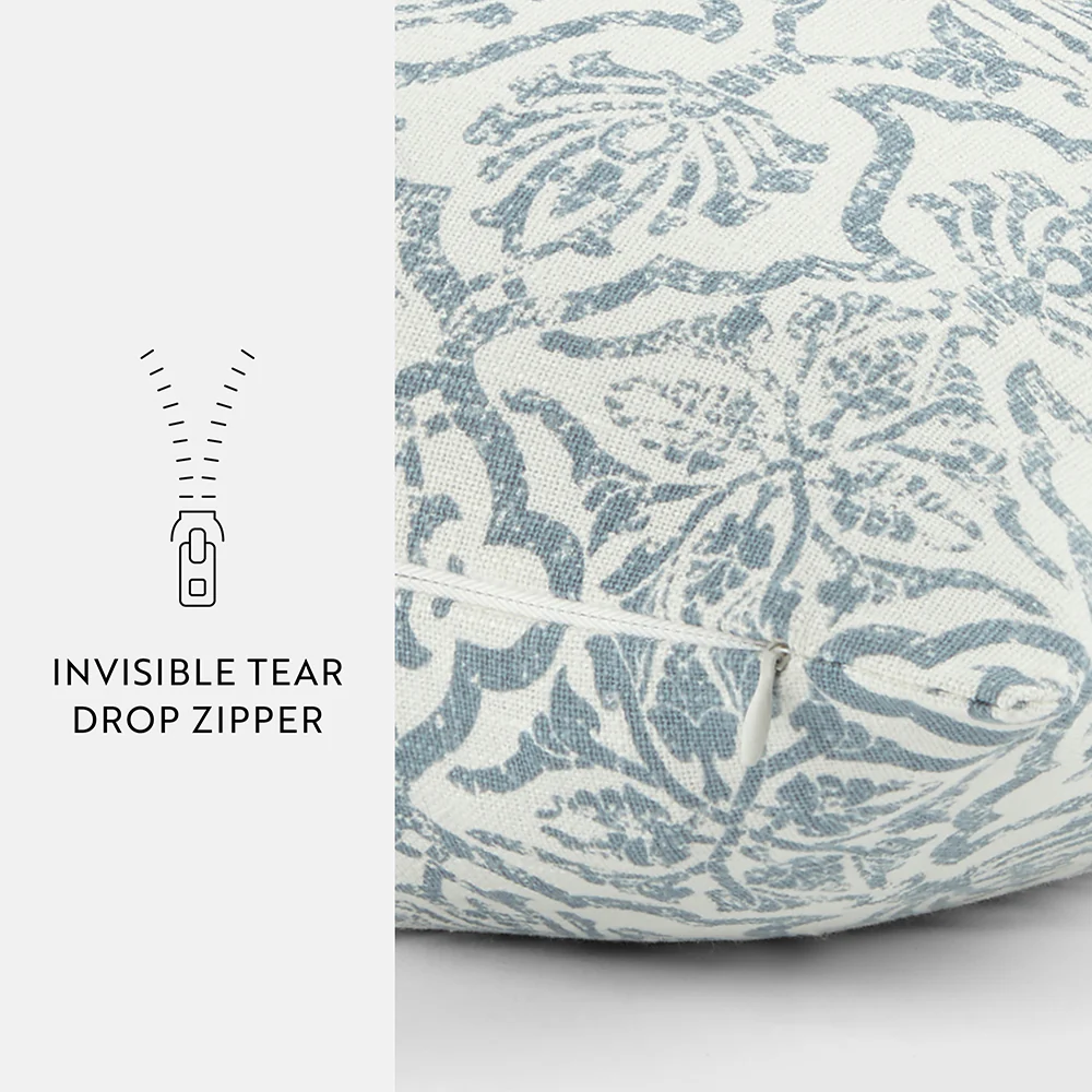 Antique Floral Patterned Throw Pillow - Image 30