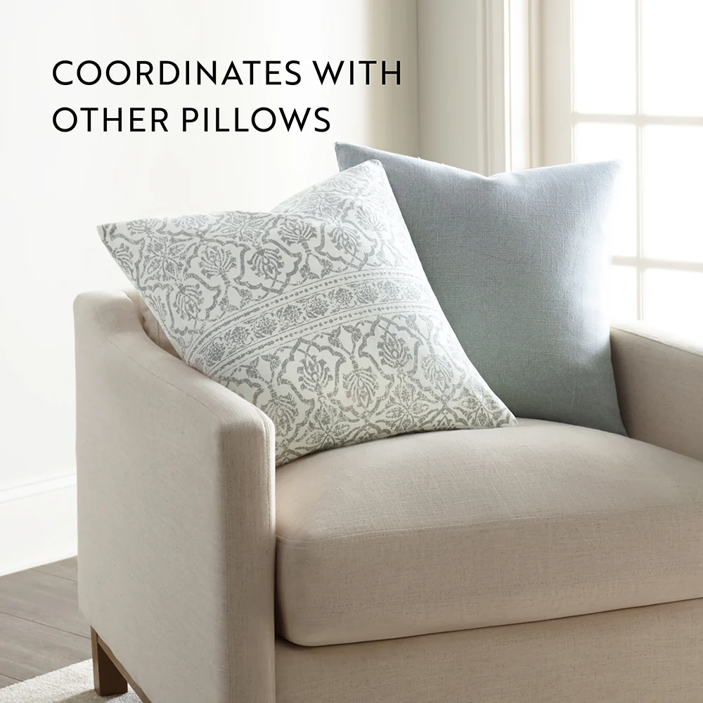 Antique Floral Patterned Throw Pillow - Image 41