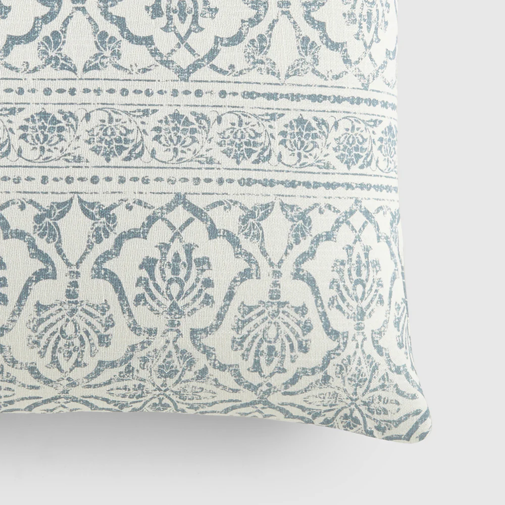 Antique Floral Patterned Throw Pillow - Image 6