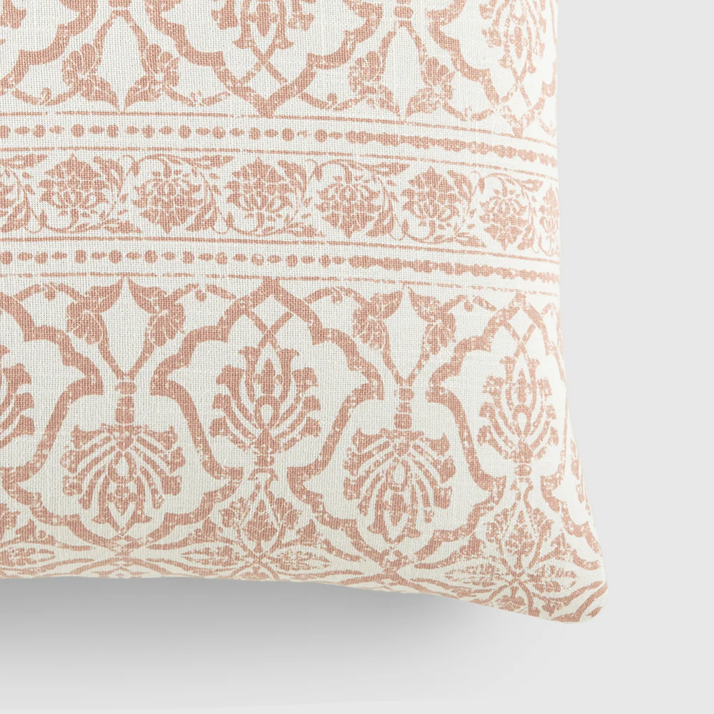 Antique Floral Patterned Throw Pillow - Image 8