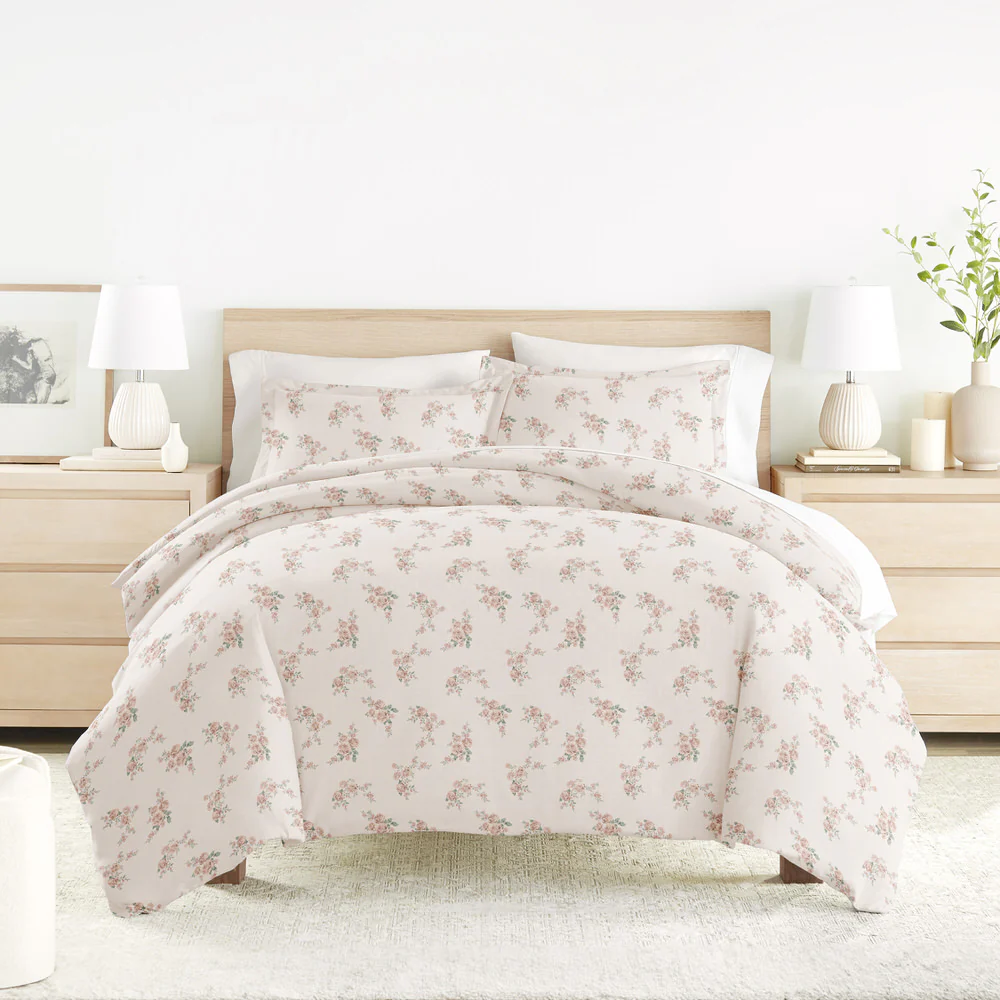 Apricot Pattern 3-Piece Duvet Cover Set - Image 3
