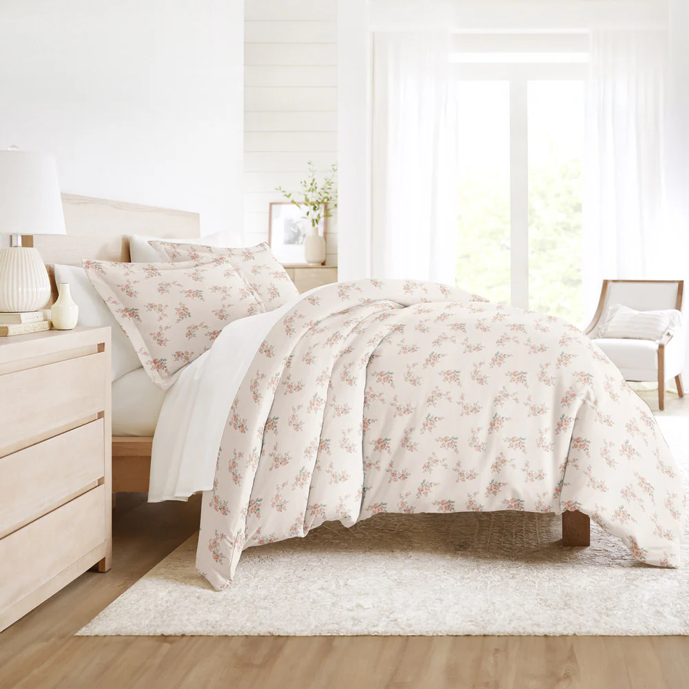 Apricot Pattern 3-Piece Duvet Cover Set - Image 4