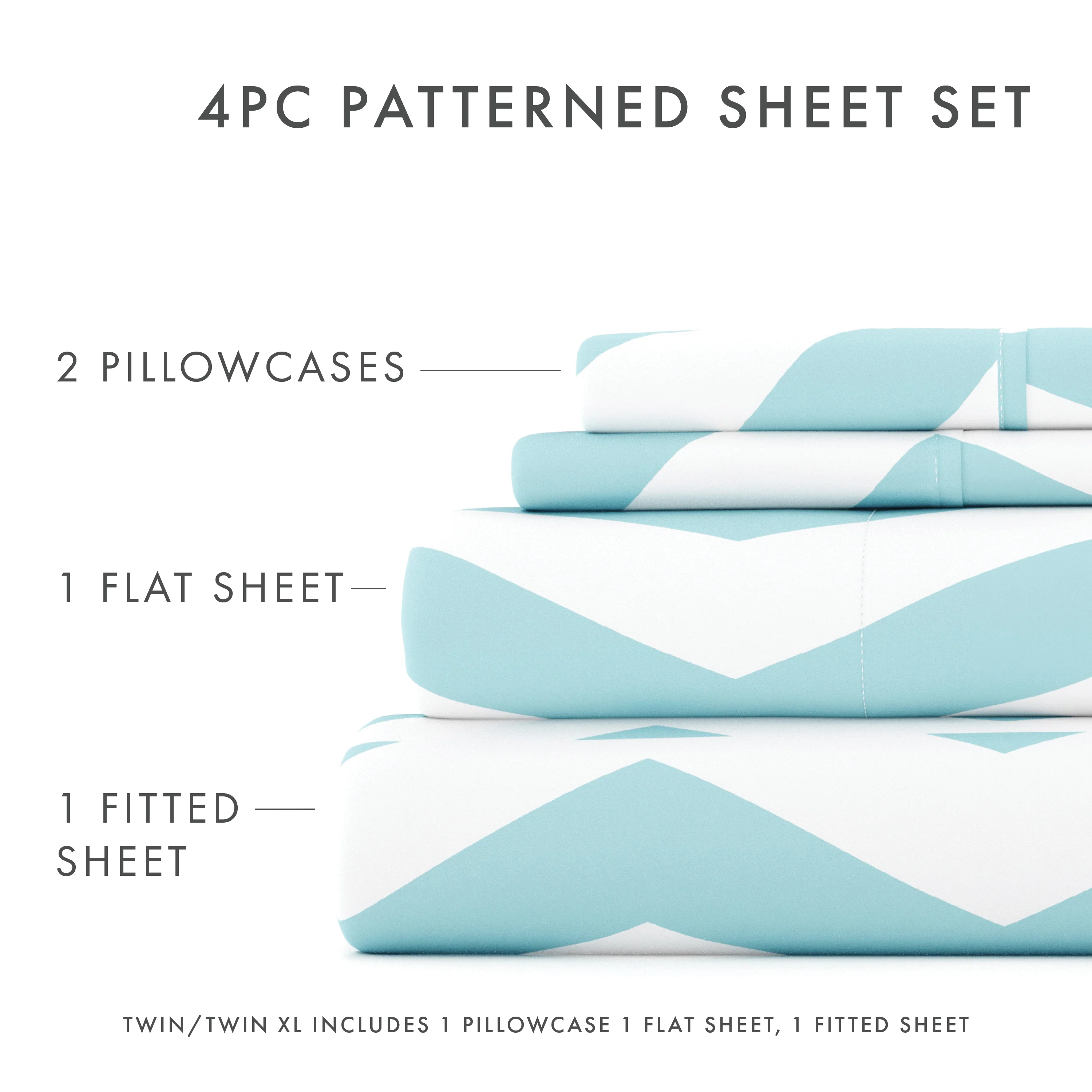 Arrow Pattern 4-Piece Sheet Set - Image 13