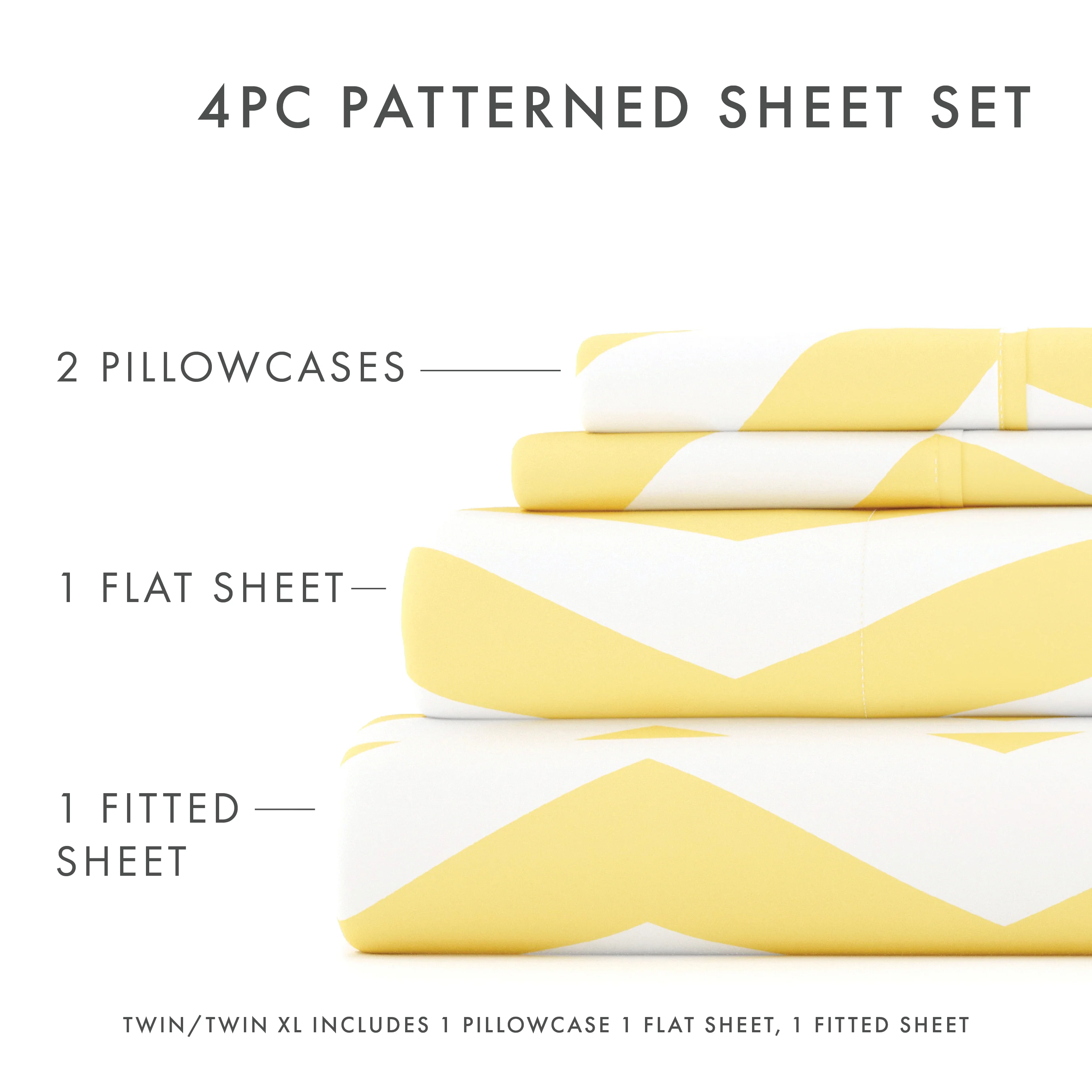 Arrow Pattern 4-Piece Sheet Set - Image 14