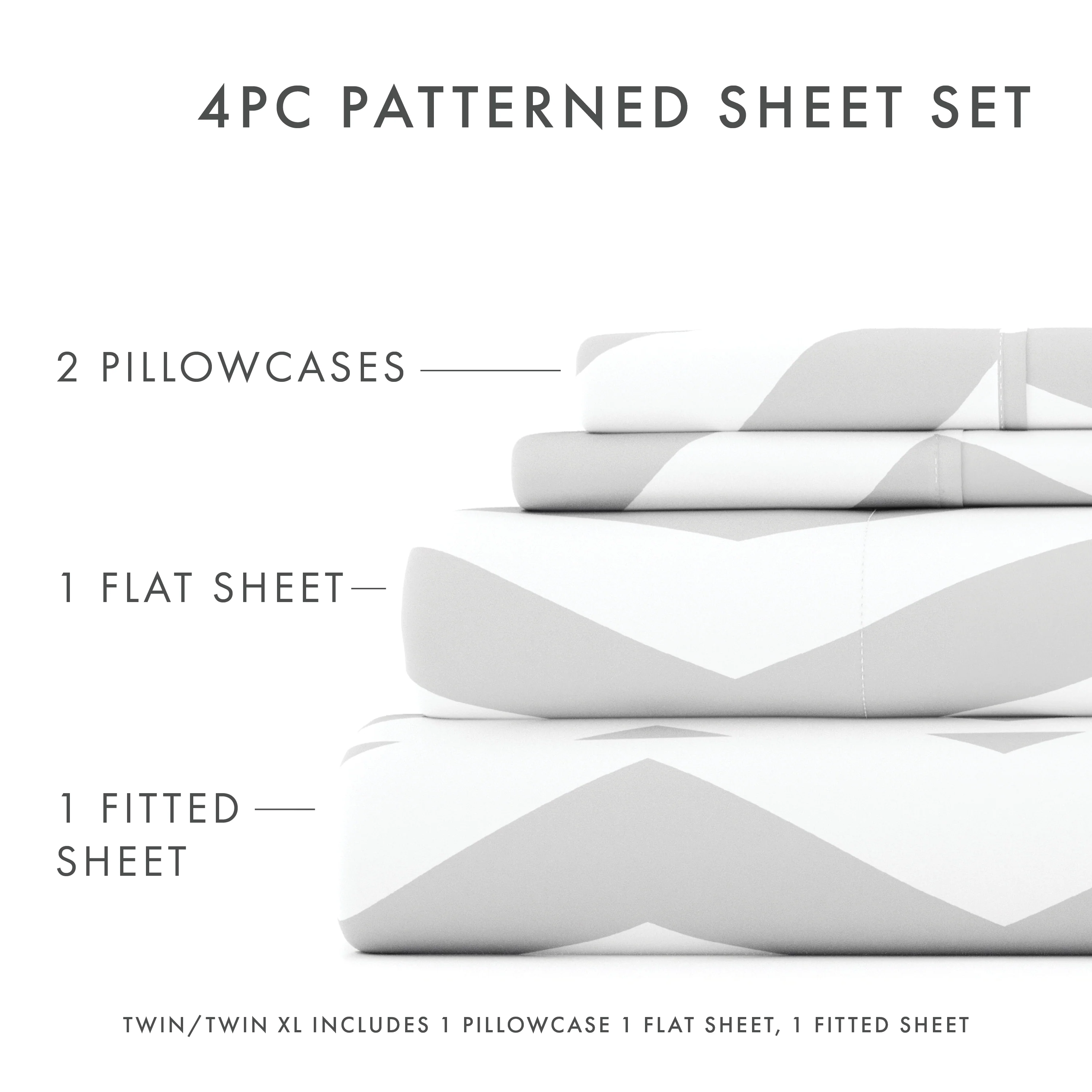 Arrow Pattern 4-Piece Sheet Set - Image 15
