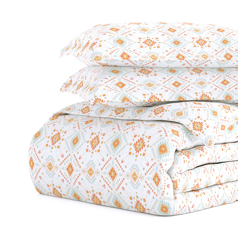 Aztec Dreams Pattern 3-Piece Duvet Cover Set - Image 5