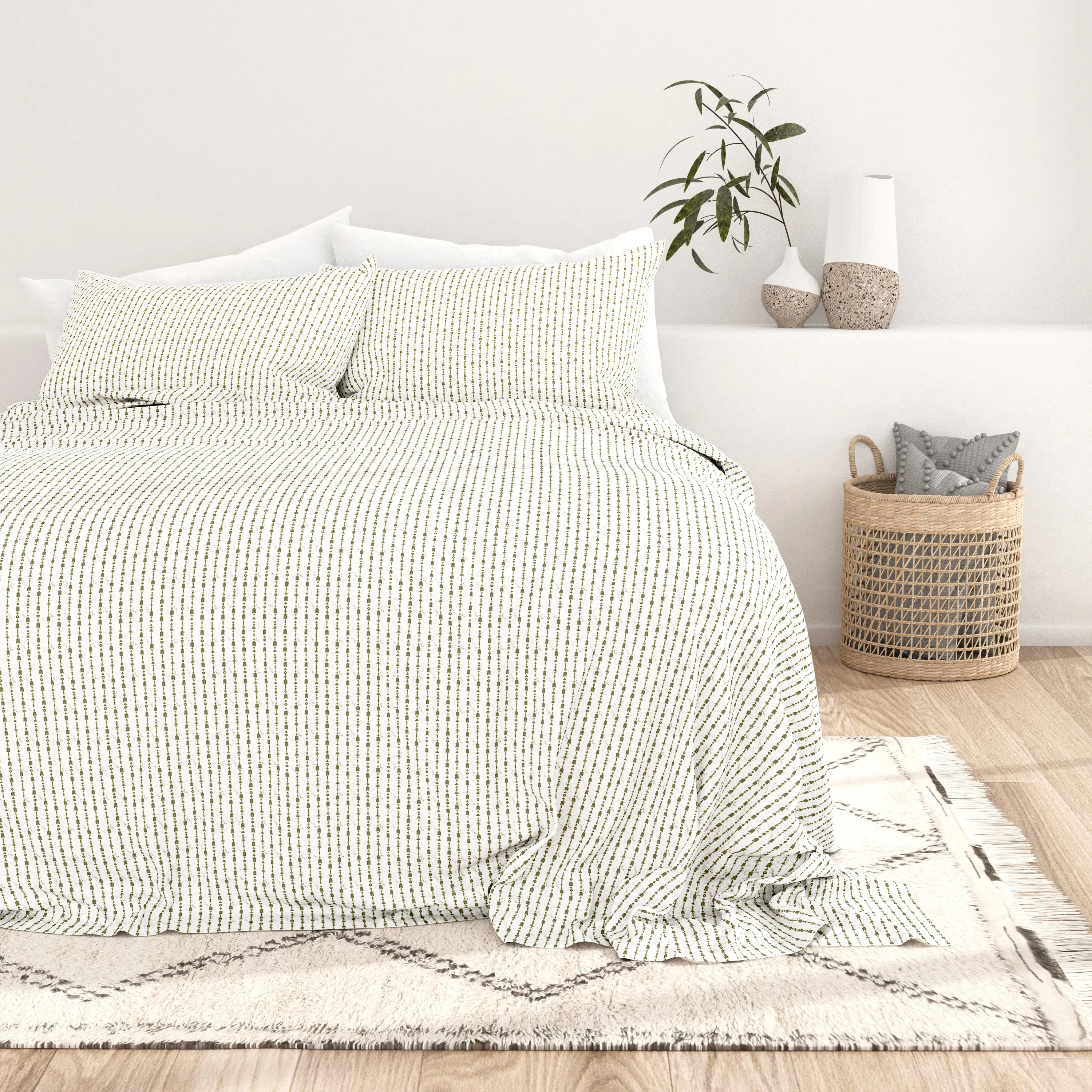 Beaded Arrows Pattern 4-Piece Sheet Set - Image 5