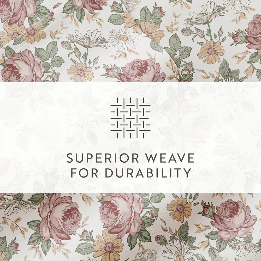 Blooming Floral 4-Piece Pattern Sheet Set - Image 5