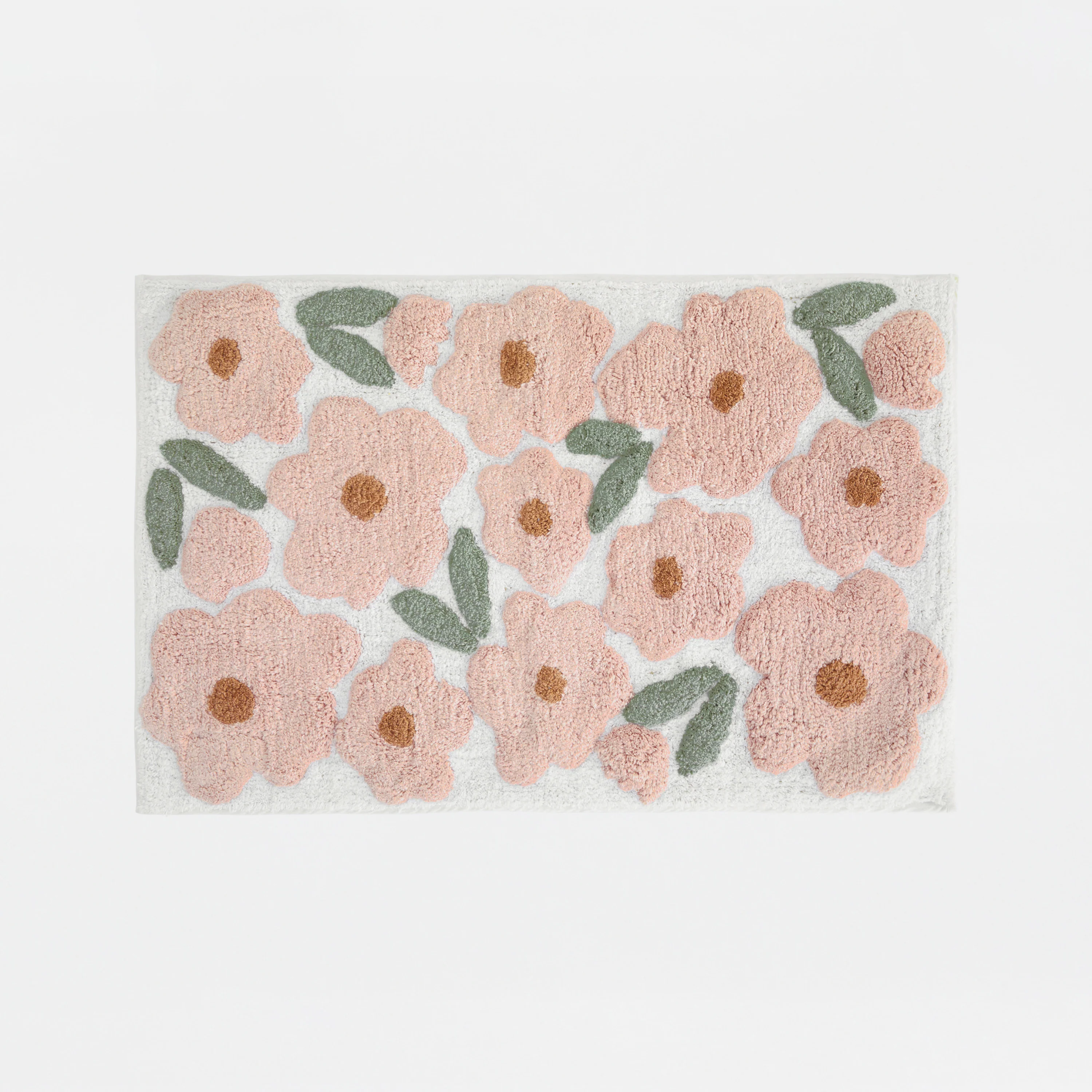 100% Cotton Blossoms Patterned Bath Mat - Image 11
