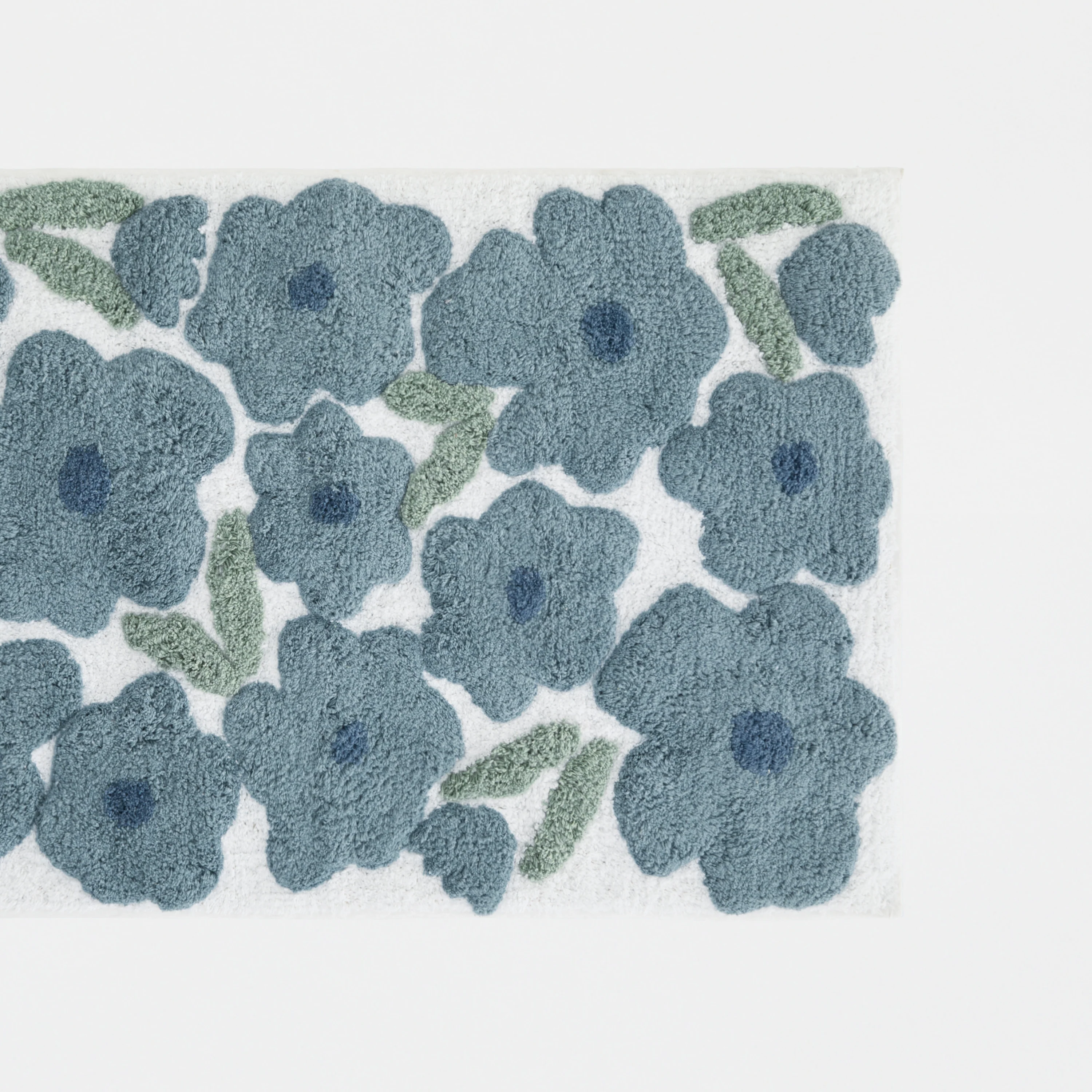 100% Cotton Blossoms Patterned Bath Mat - Image 14