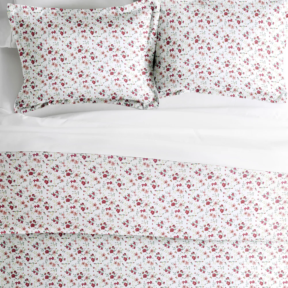 Blossoms Pattern 3-Piece Duvet Cover Set - Image 6
