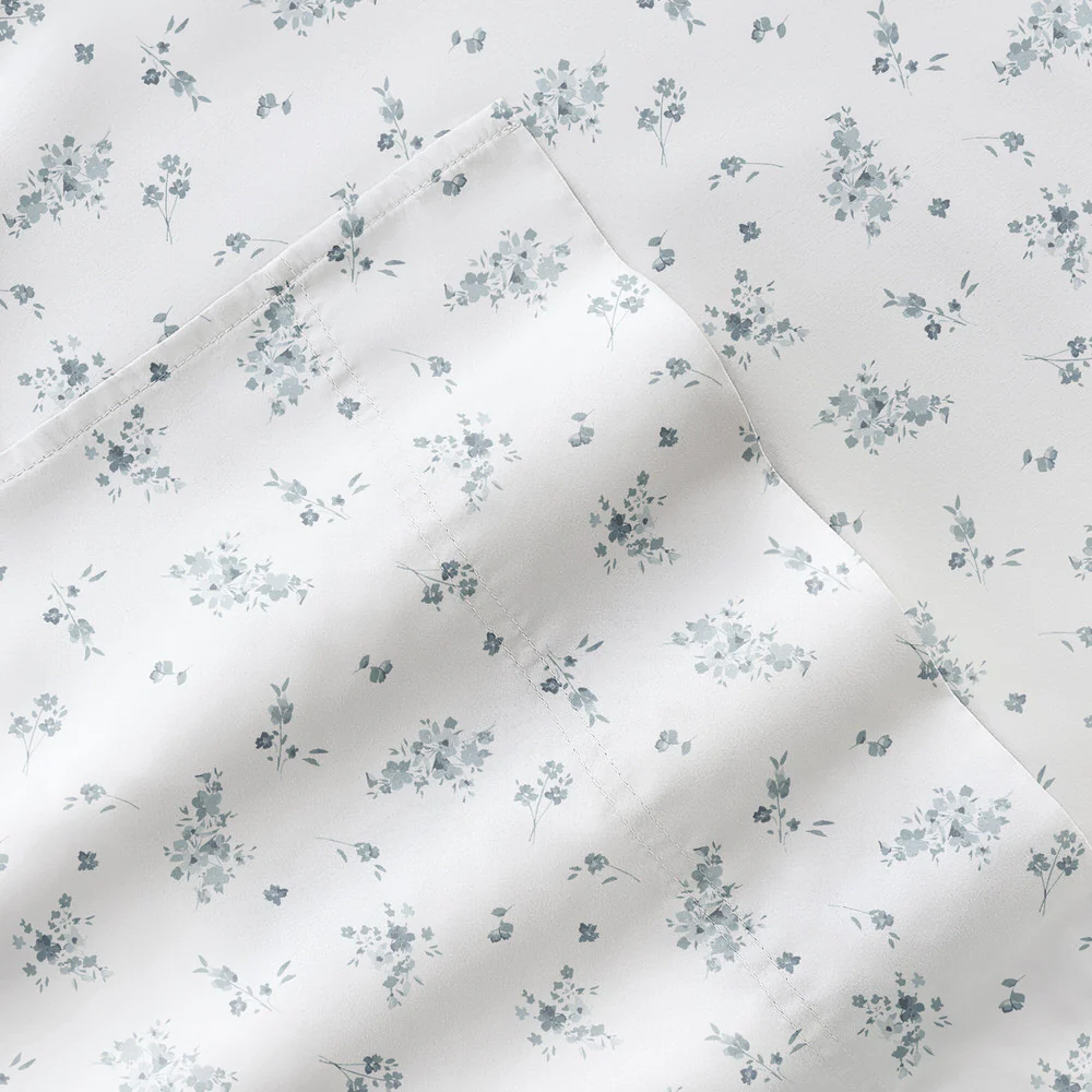 Bouquet Bliss 4-Piece Long Staple Cotton Sheet Set - Image 15