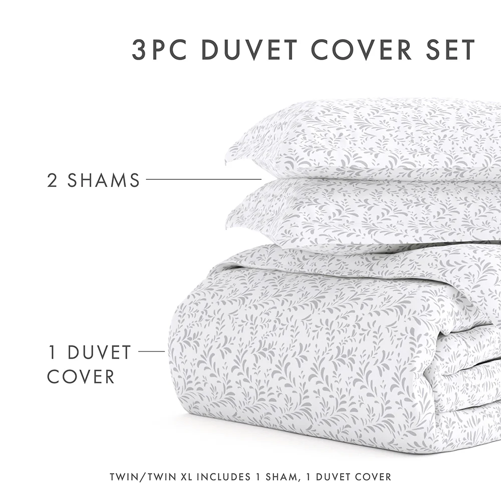 Burst of Vines Pattern 3-Piece Duvet Cover Set - Image 33