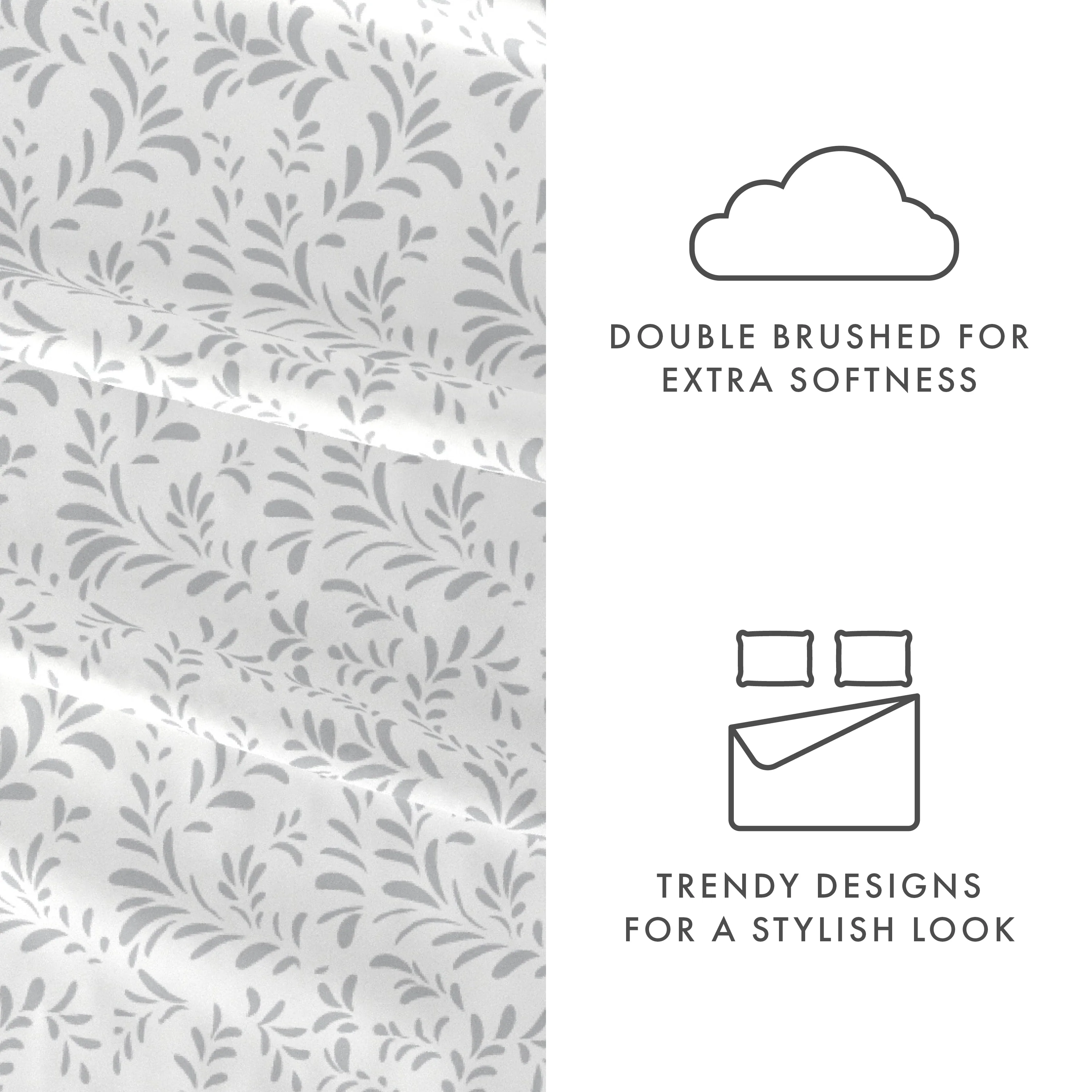 Burst of Vines Pattern 4-Piece Sheet Set - Image 17