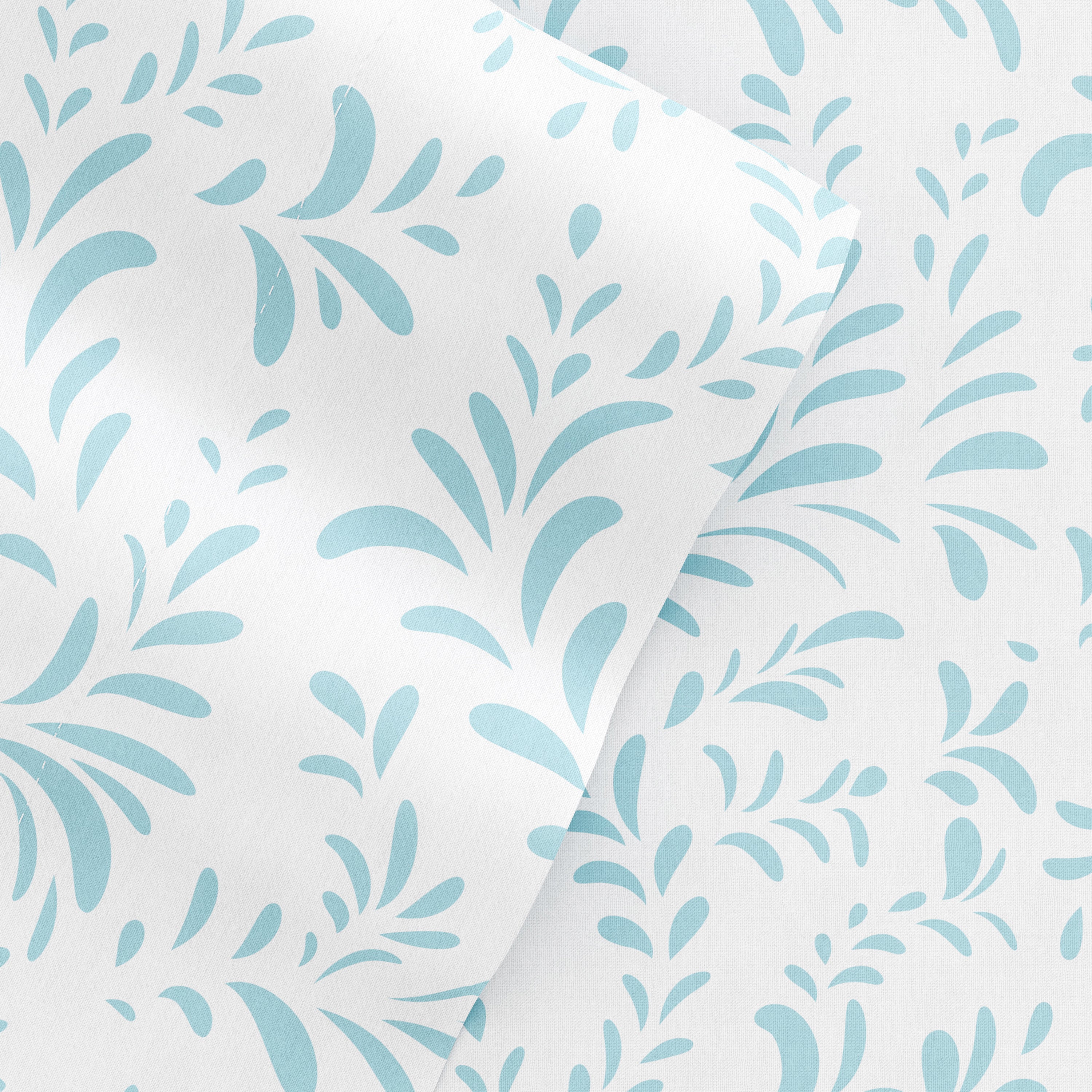 Burst of Vines Pattern 4-Piece Sheet Set - Image 4