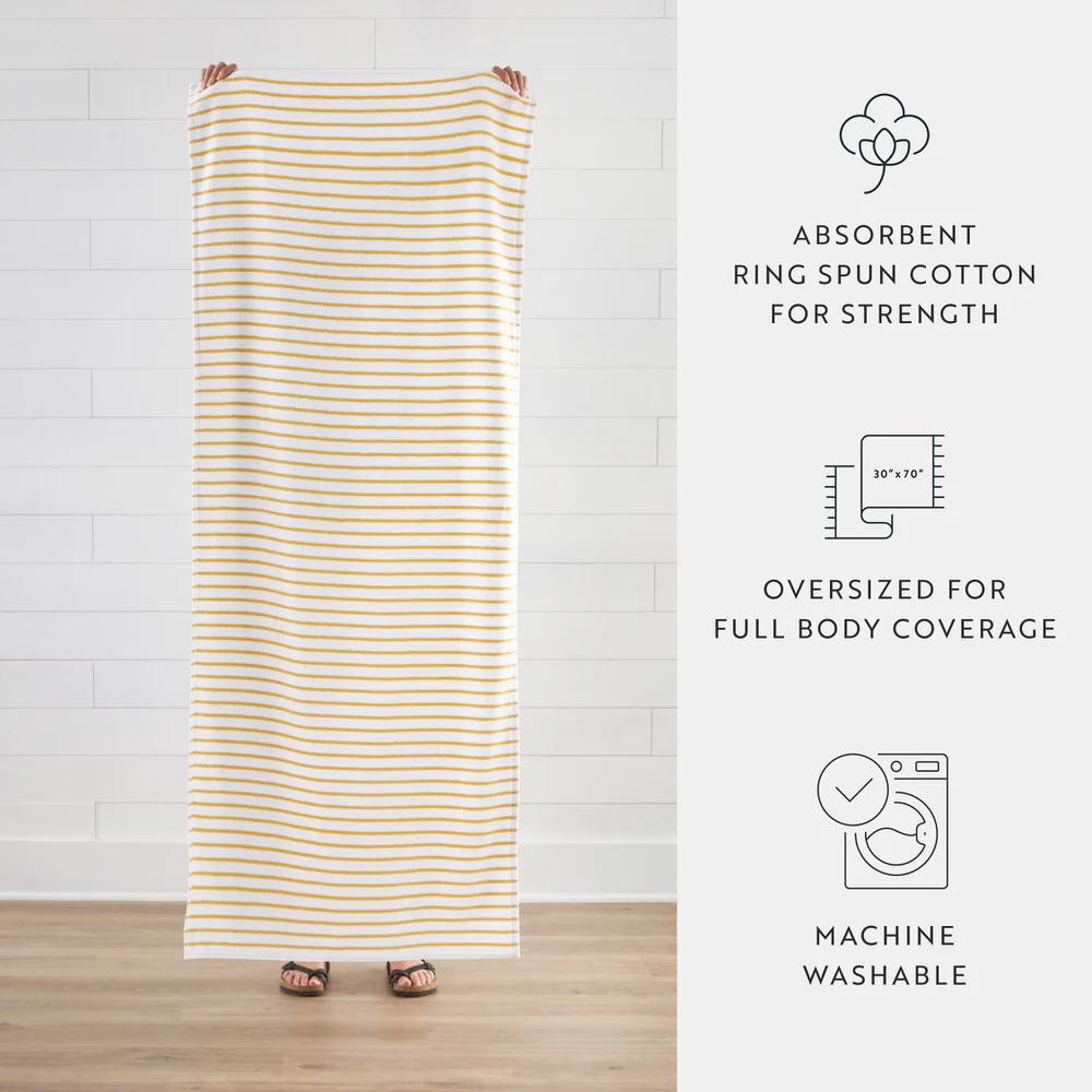100% Cotton Cabana Towel Set (2-Pack) - Image 22