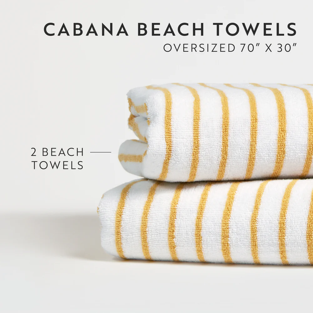 100% Cotton Cabana Towel Set (2-Pack) - Image 27