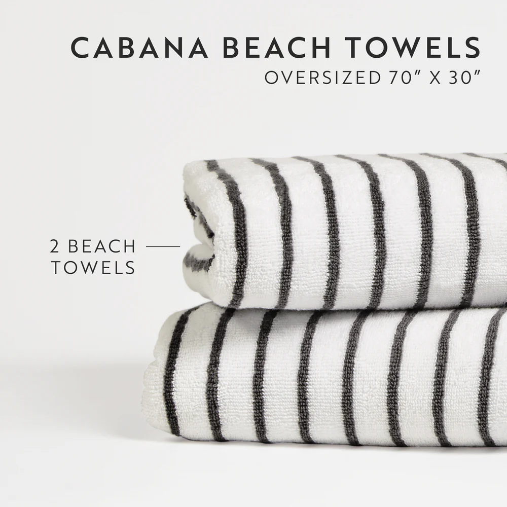100% Cotton Cabana Towel Set (2-Pack) - Image 30