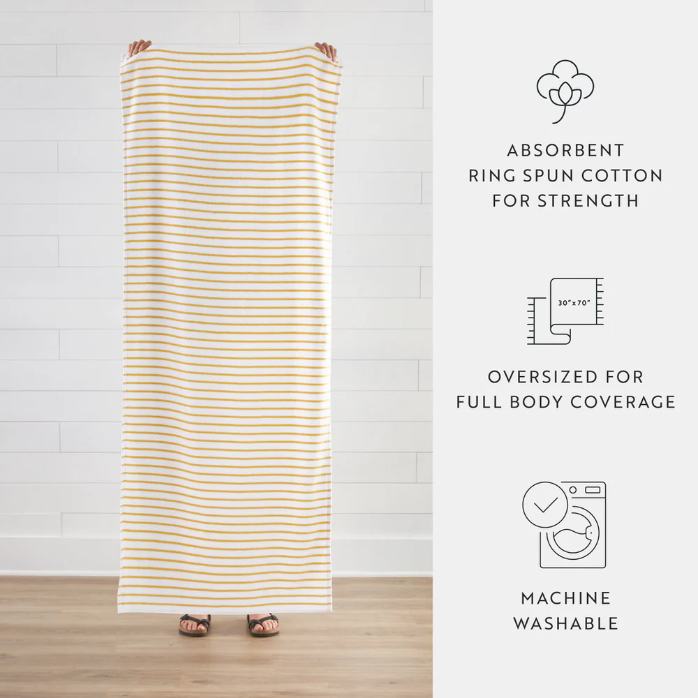 100% Cotton Cabana Towel Set (4-Pack) - Image 25
