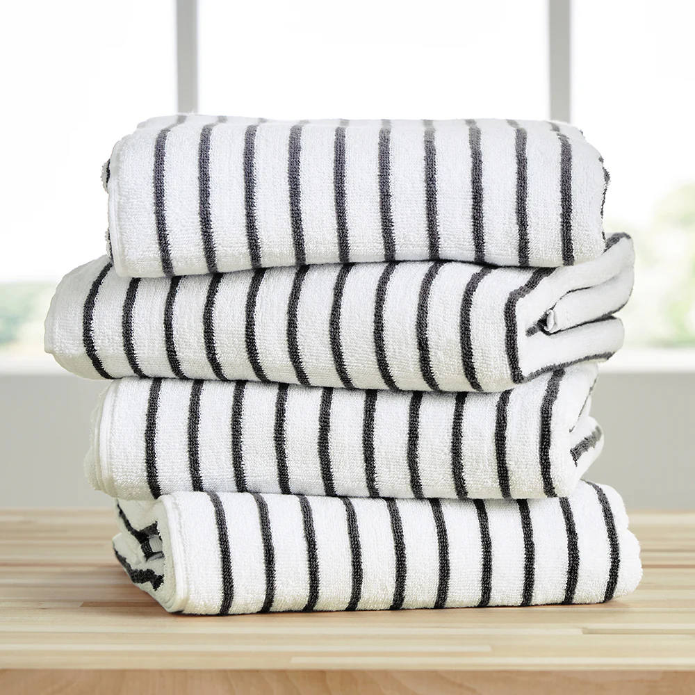 100% Cotton Cabana Towel Set (4-Pack) - Image 3