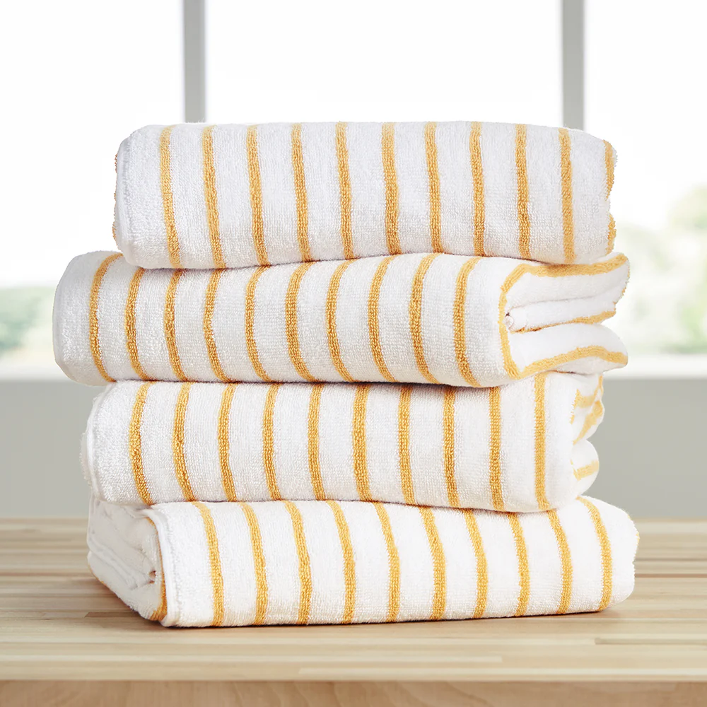 100% Cotton Cabana Towel Set (4-Pack) - Image 4