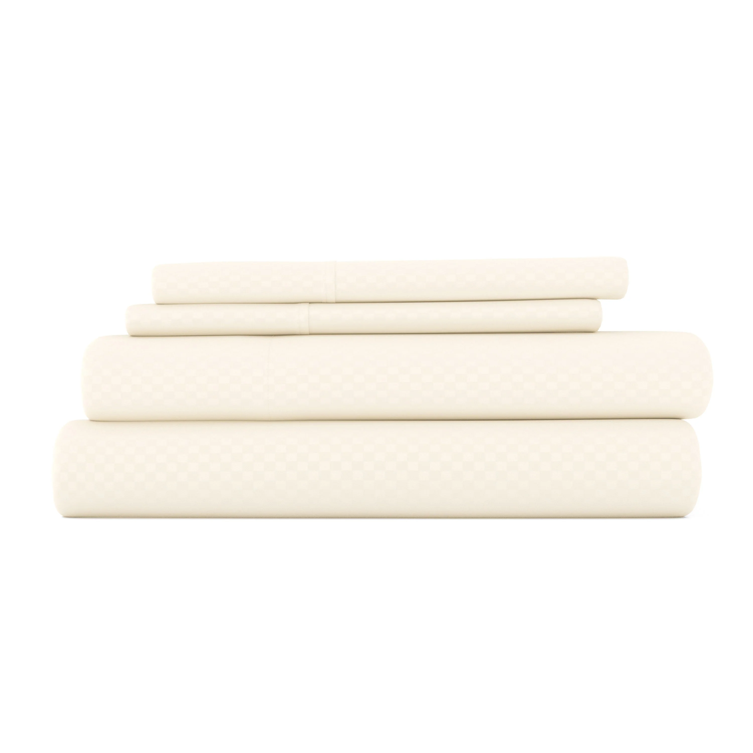 Checkered Embossed 4-Piece Sheet Set - Sale - Image 4