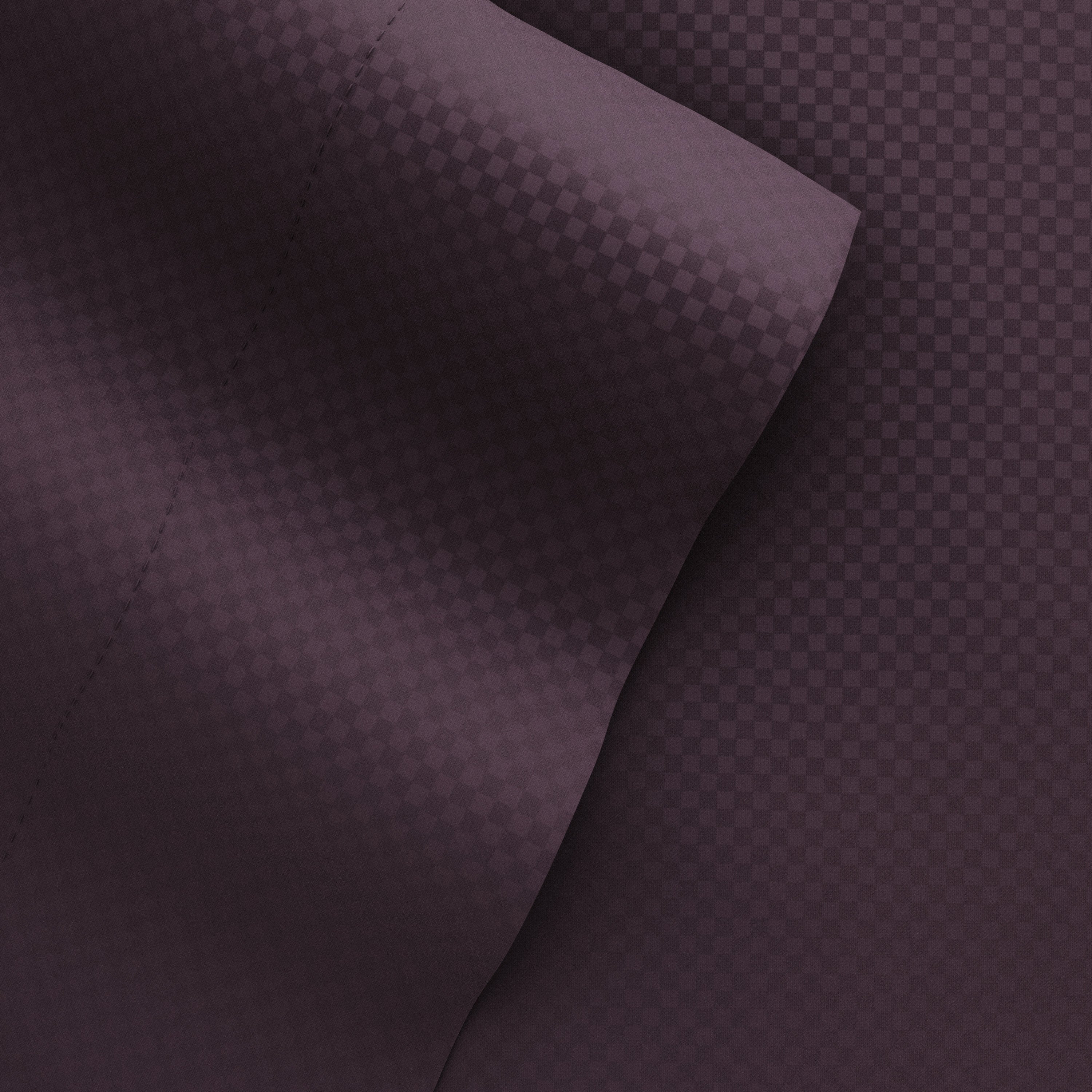 Checkered Embossed 4-Piece Sheet Set - Sale - Image 7