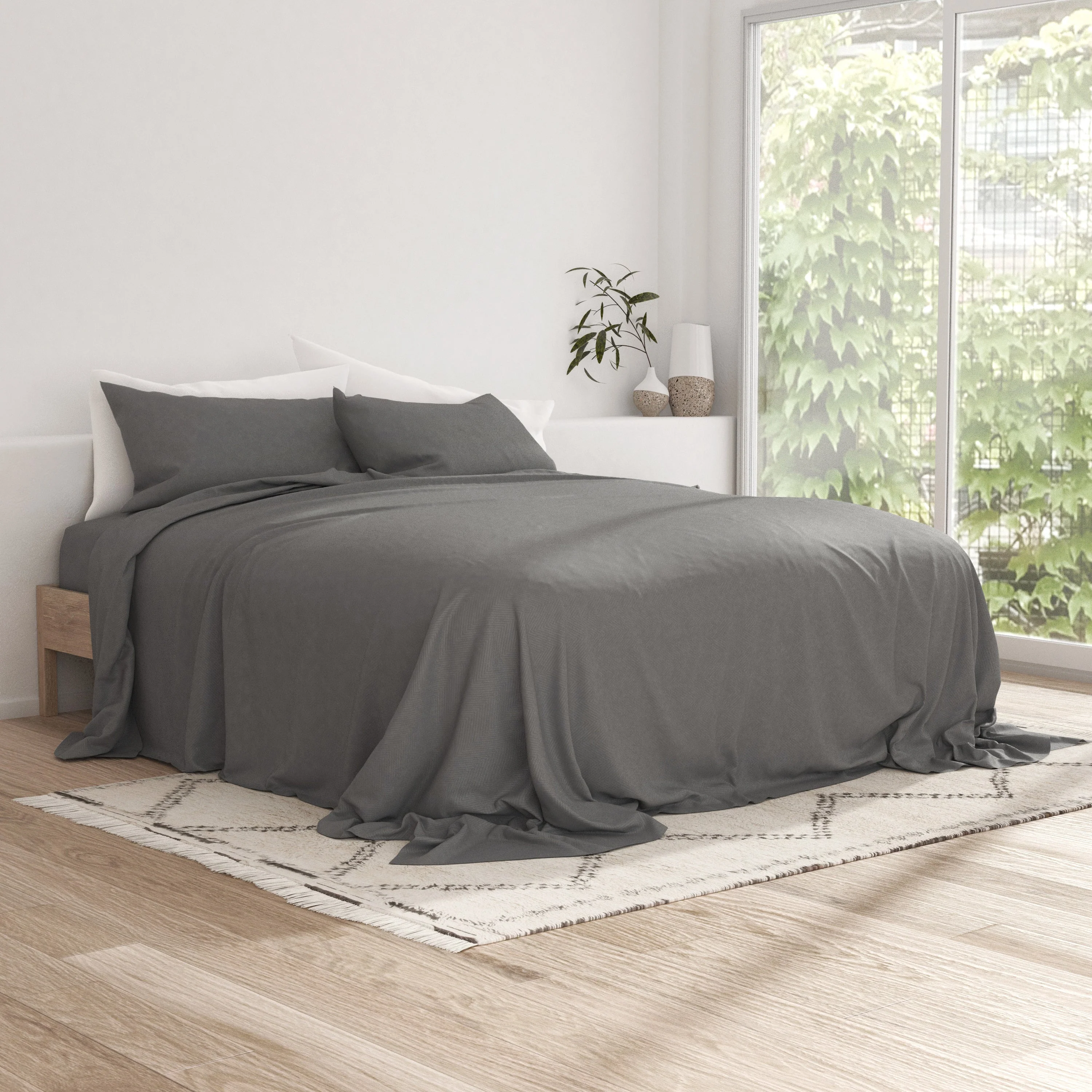 Chevron Embossed 4-Piece Sheet Set - Sale - Image 23