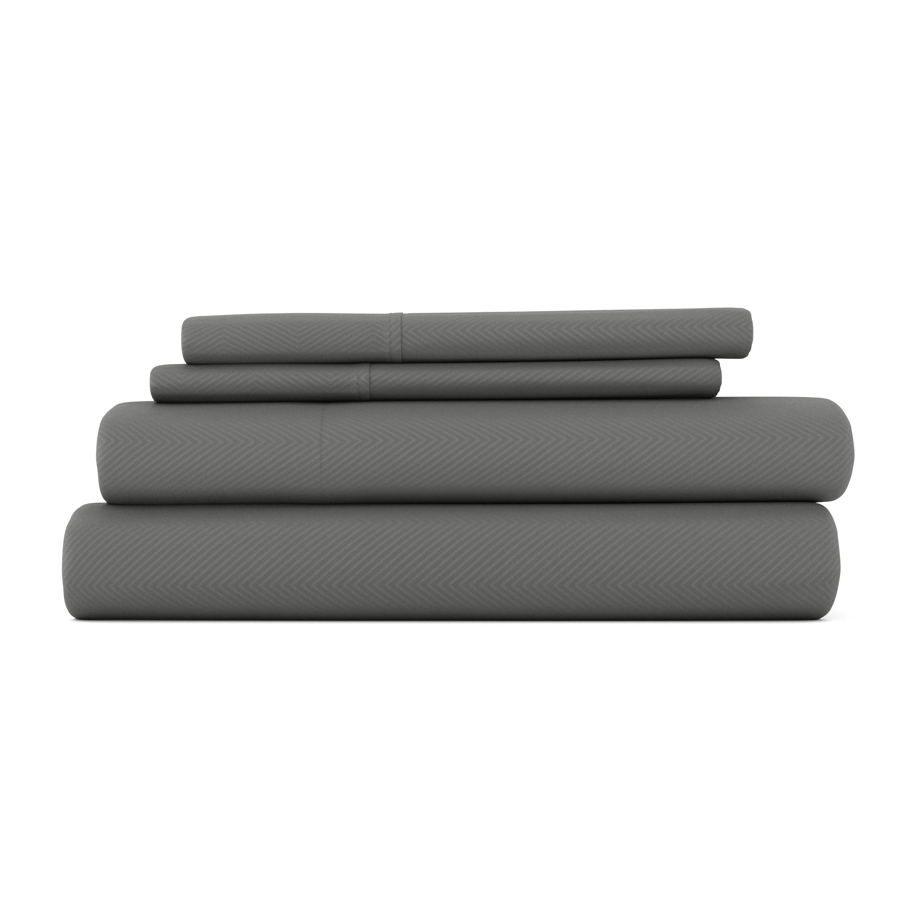 Chevron Embossed 4-Piece Sheet Set - Sale - Image 5