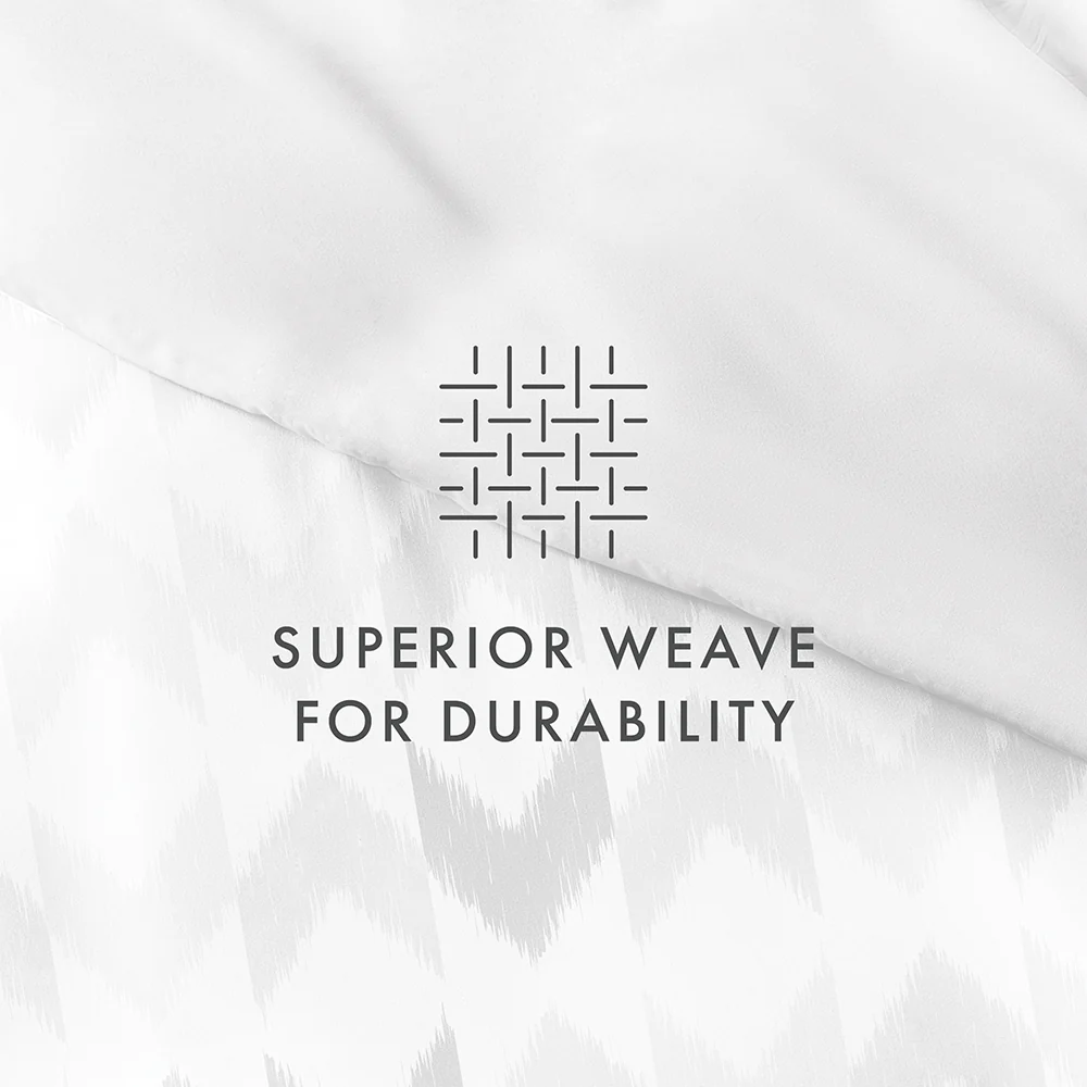 Chevron Sleep Pattern 3-Piece Reversible Duvet Cover Set - Image 12