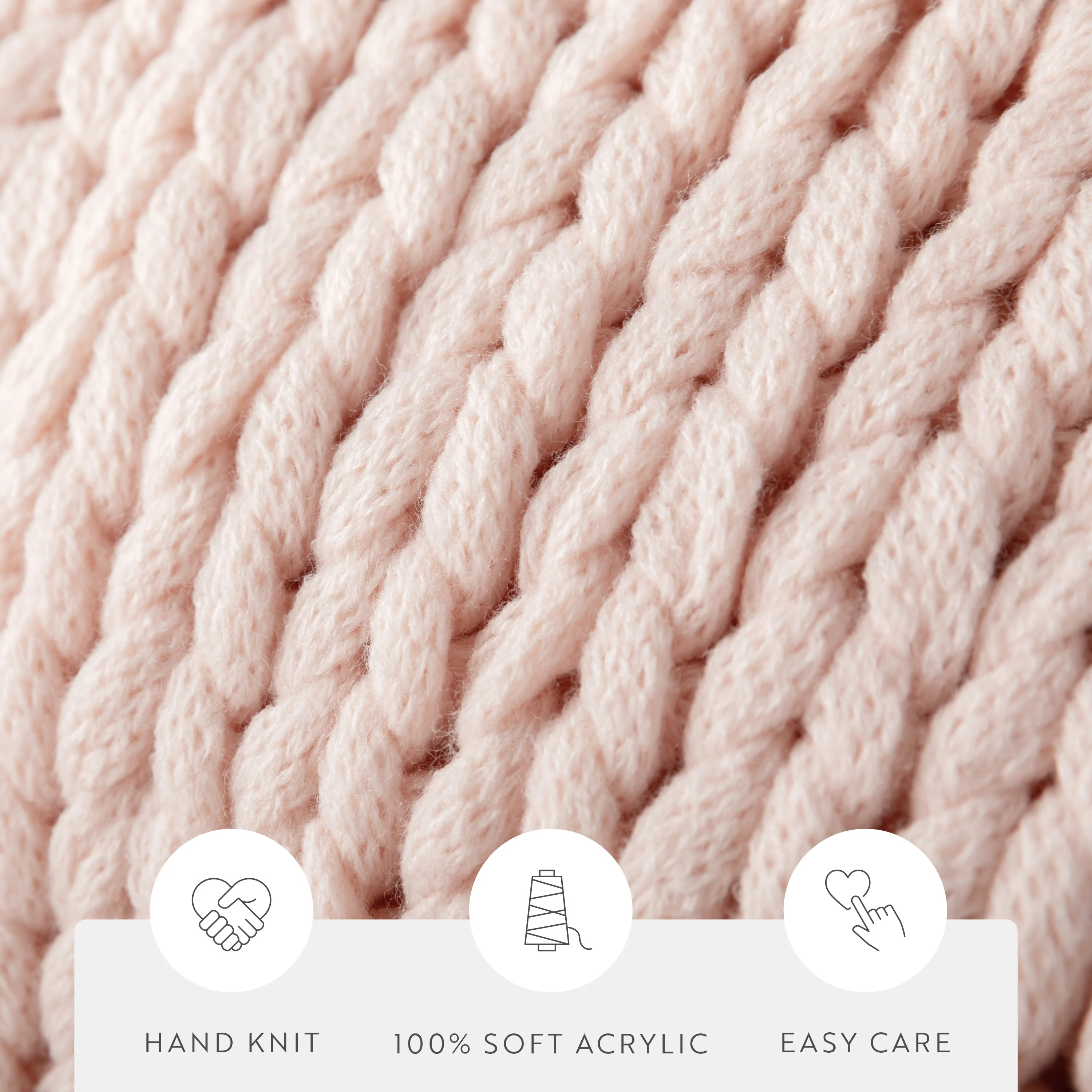 Chunky Knit Throw Blanket - Image 27